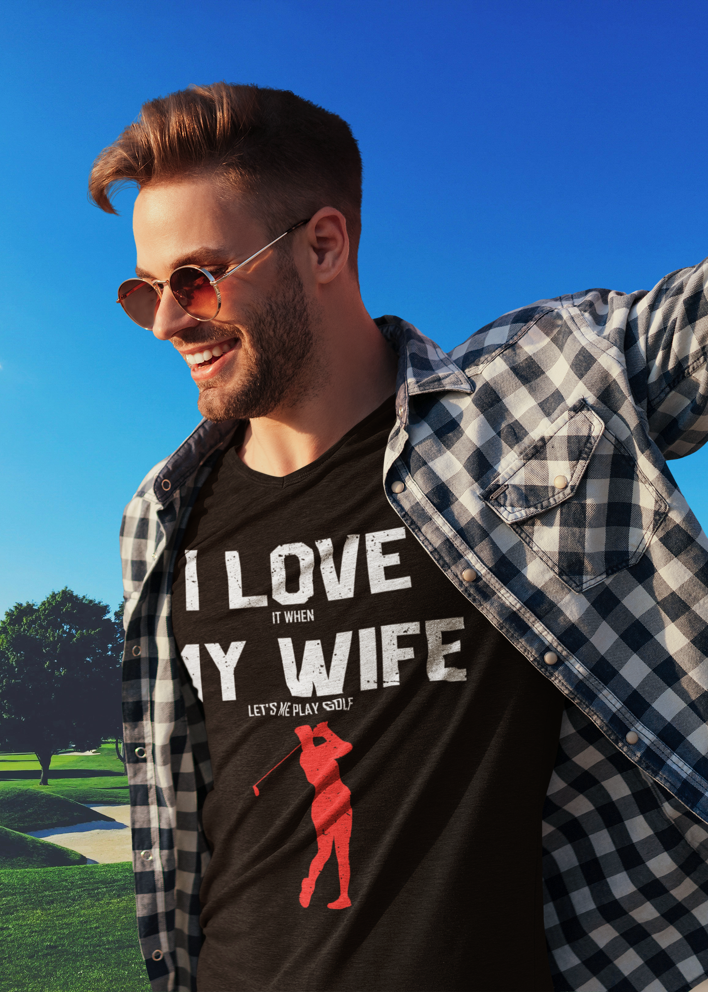 Funny relationship golf tee for husbands