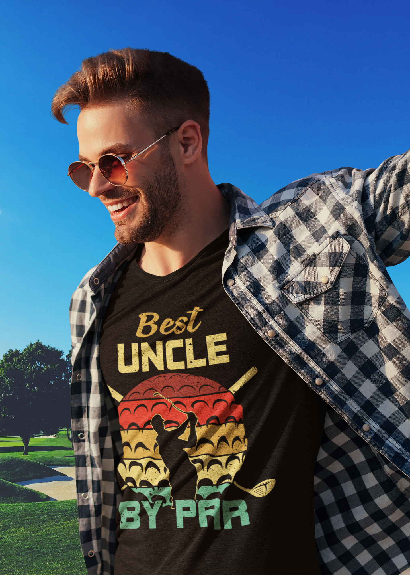 Vintage style uncle appreciation shirt