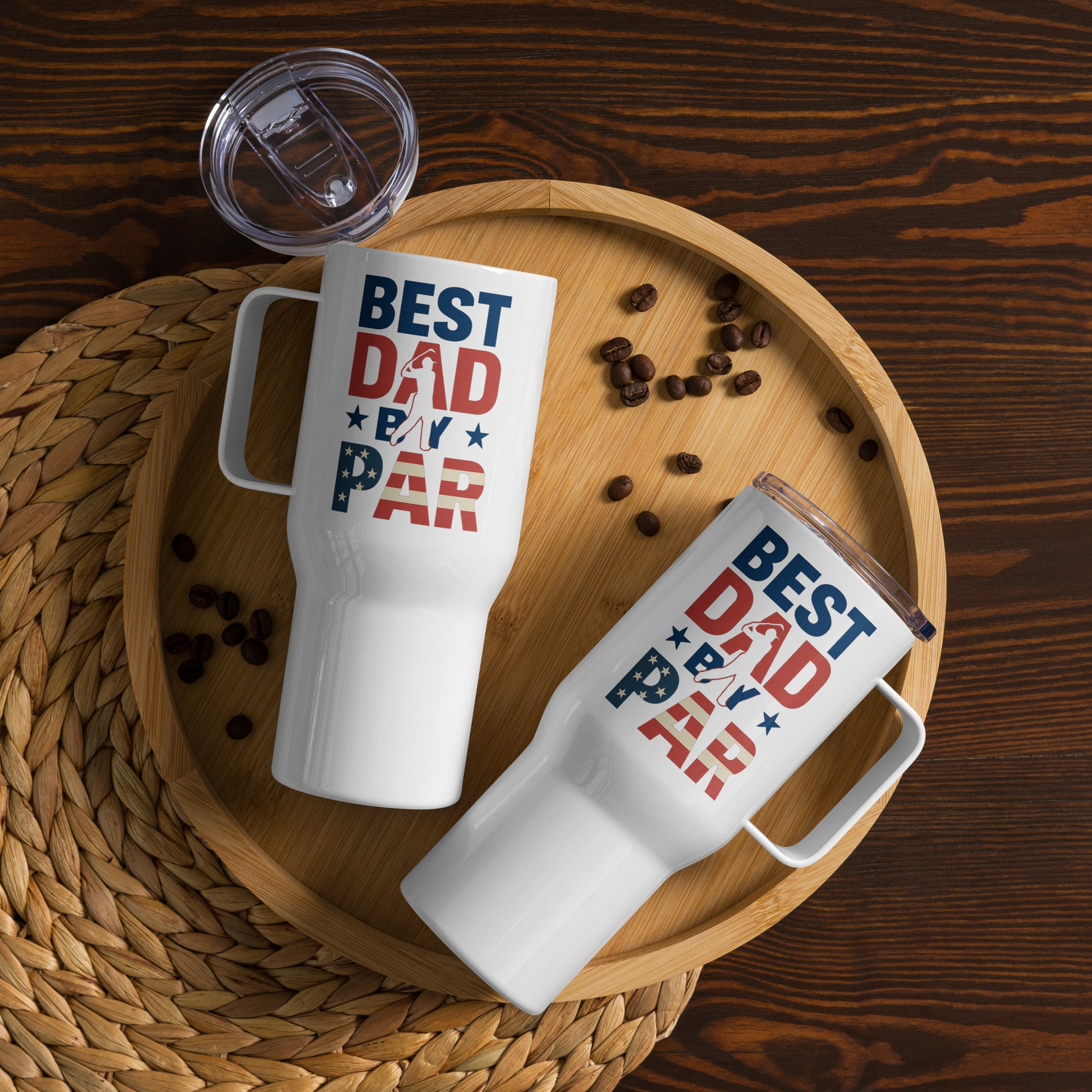 Durable tumbler gift for patriotic dads