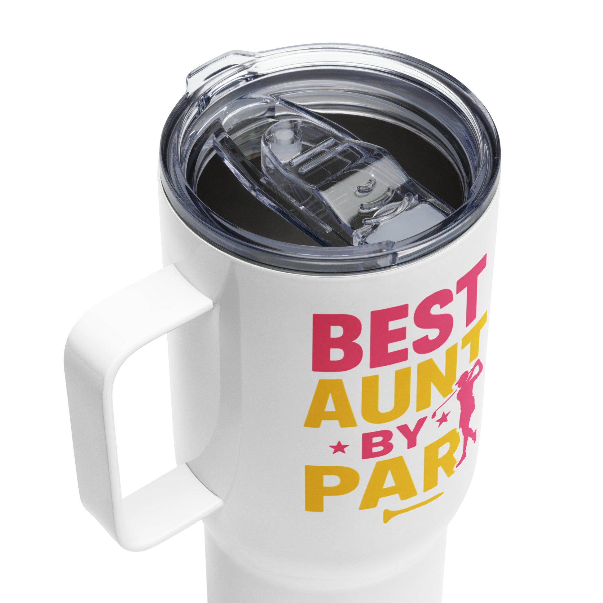 Travel Mug with Plastic Lid