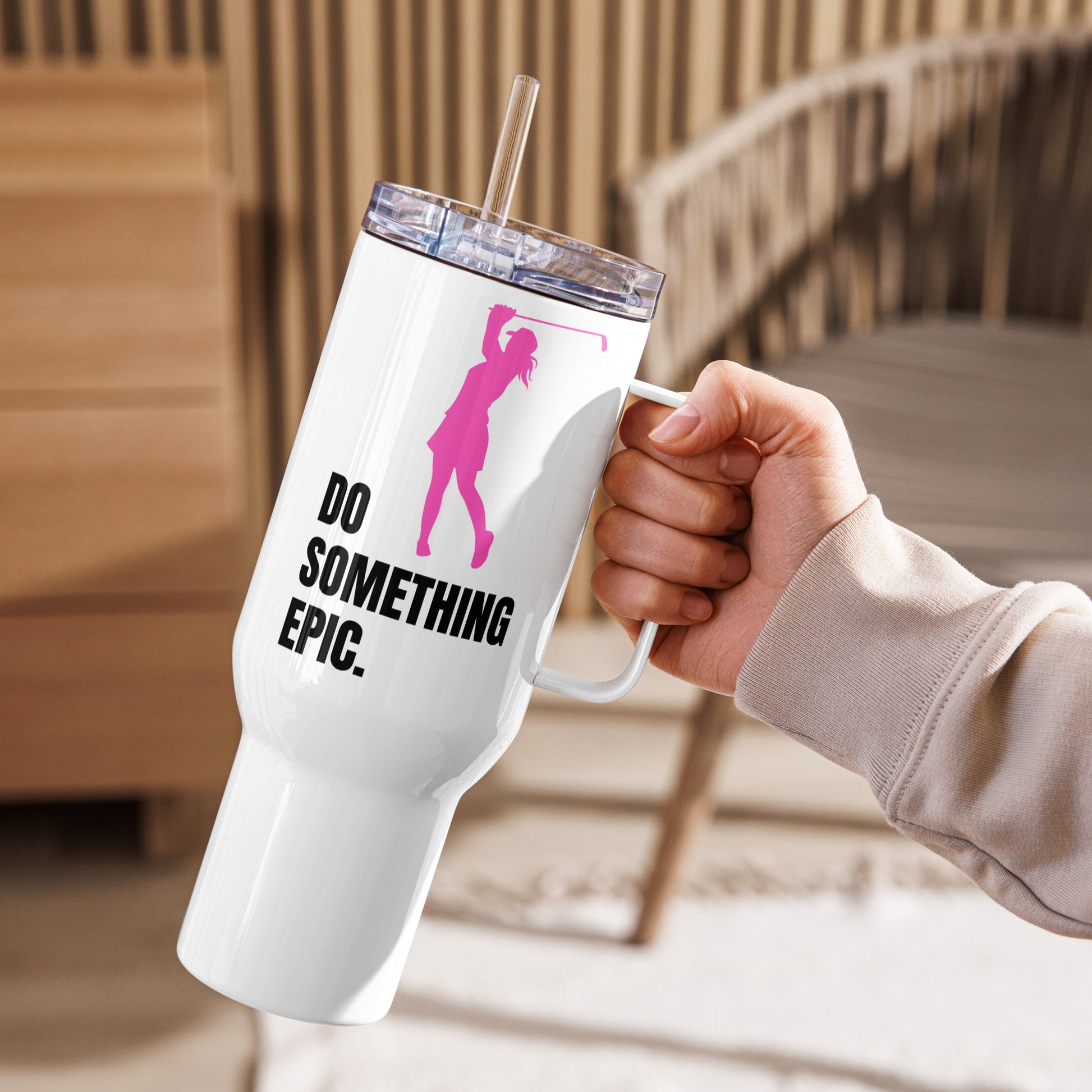 40oz version with straw and screw-on lid for cold drinks