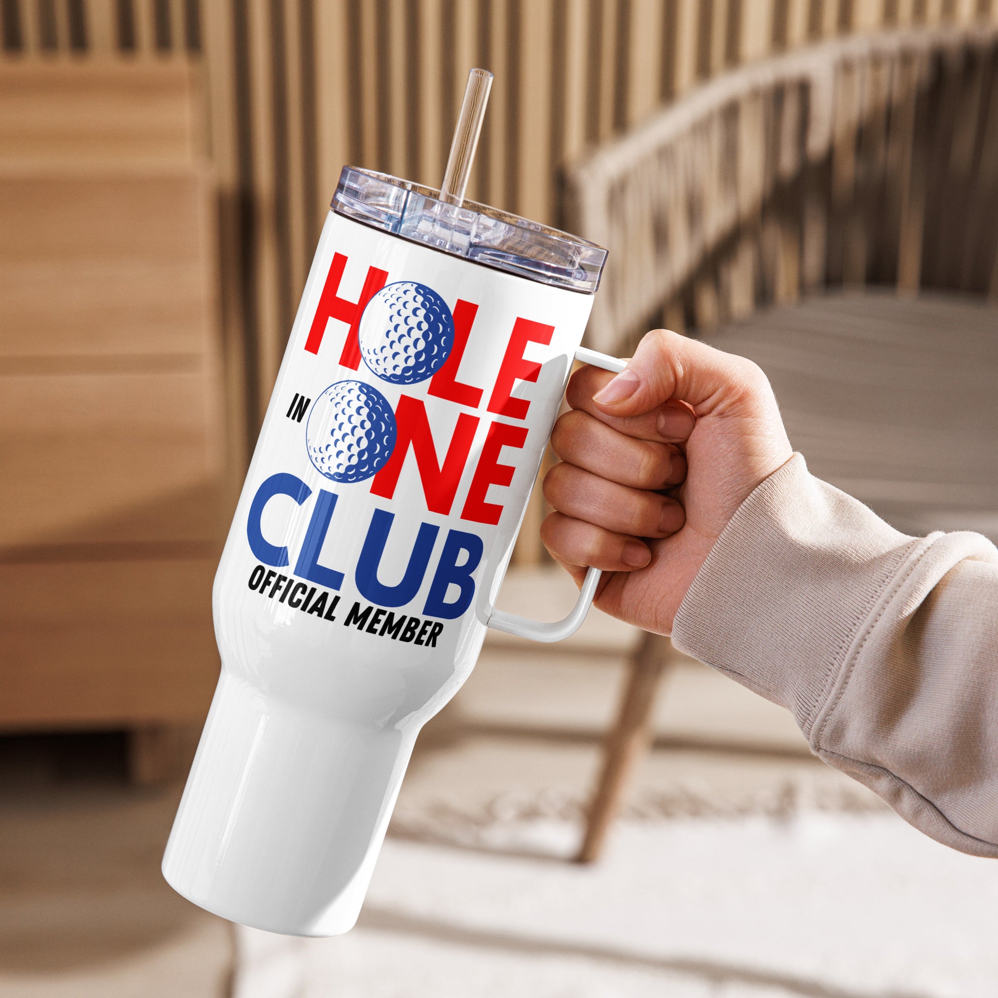 40oz version with drinking straw and screw-on lid for outdoors