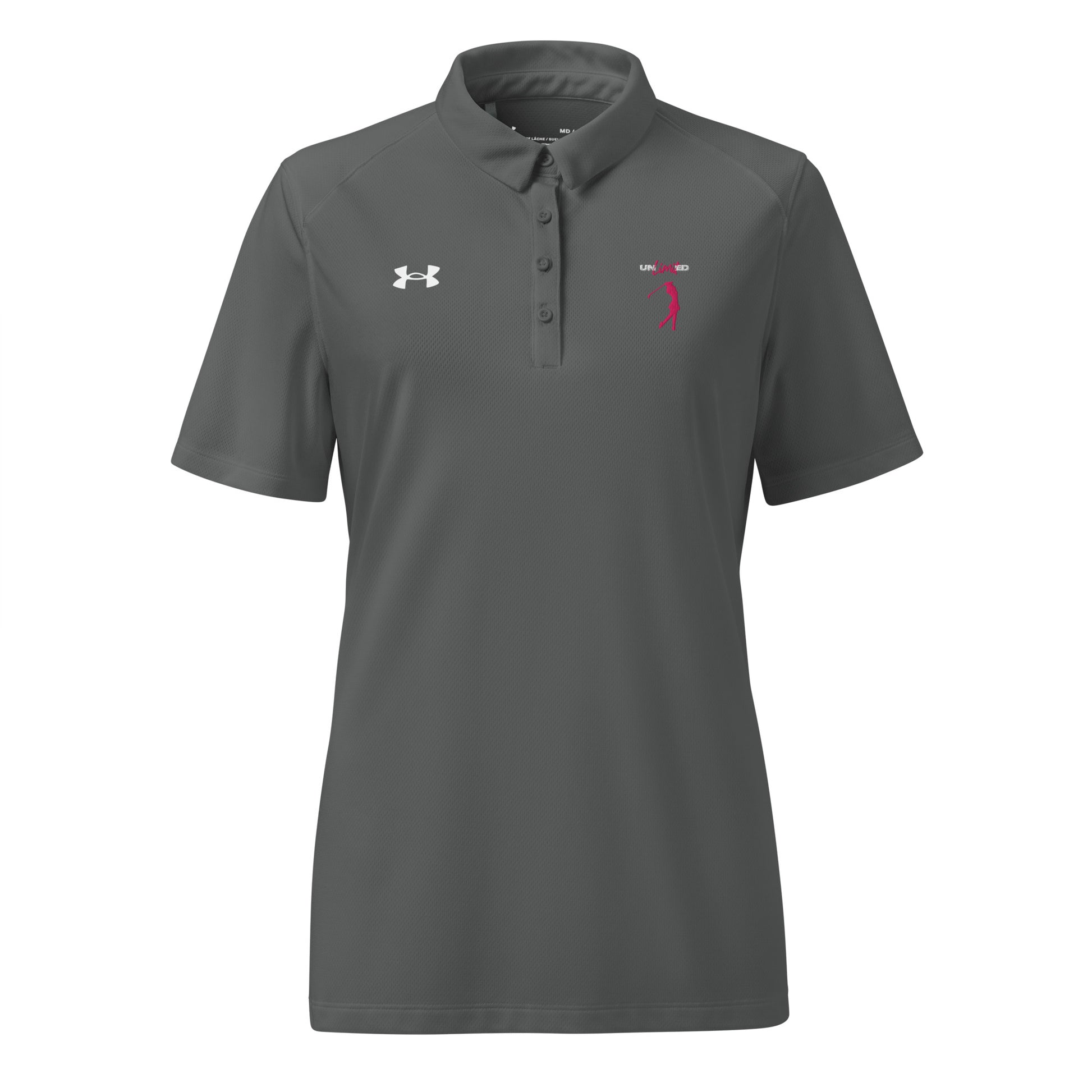 Grey Ladies Golf Polo – Unlimited