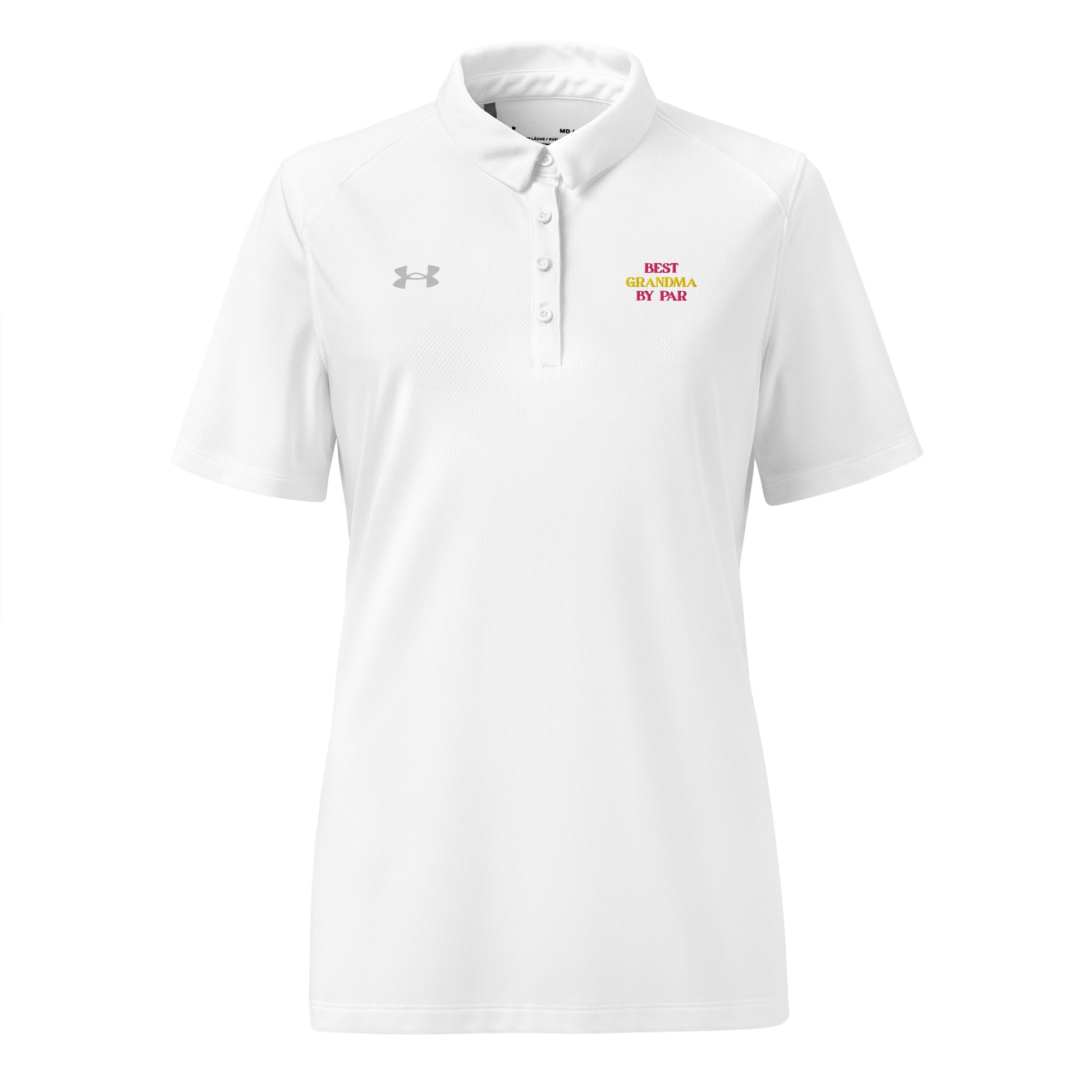 white Best Grandma by Par Under Armour golf gift shirt