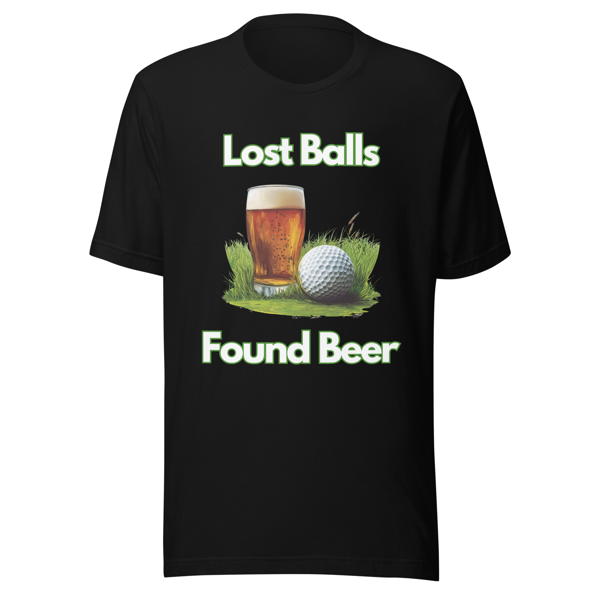 Funny tee for golfers and beer lovers