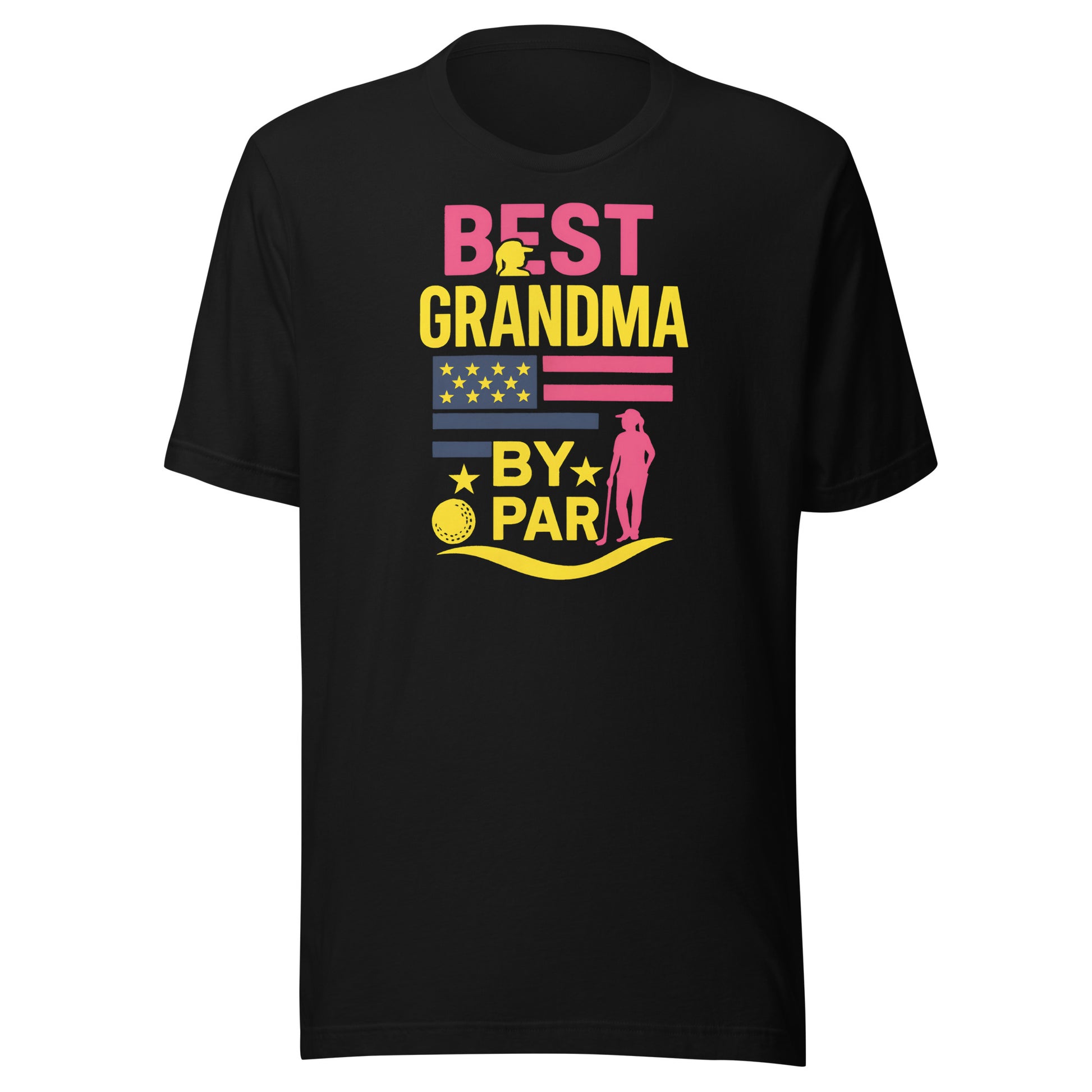 USA themed golf shirt for grandmothers