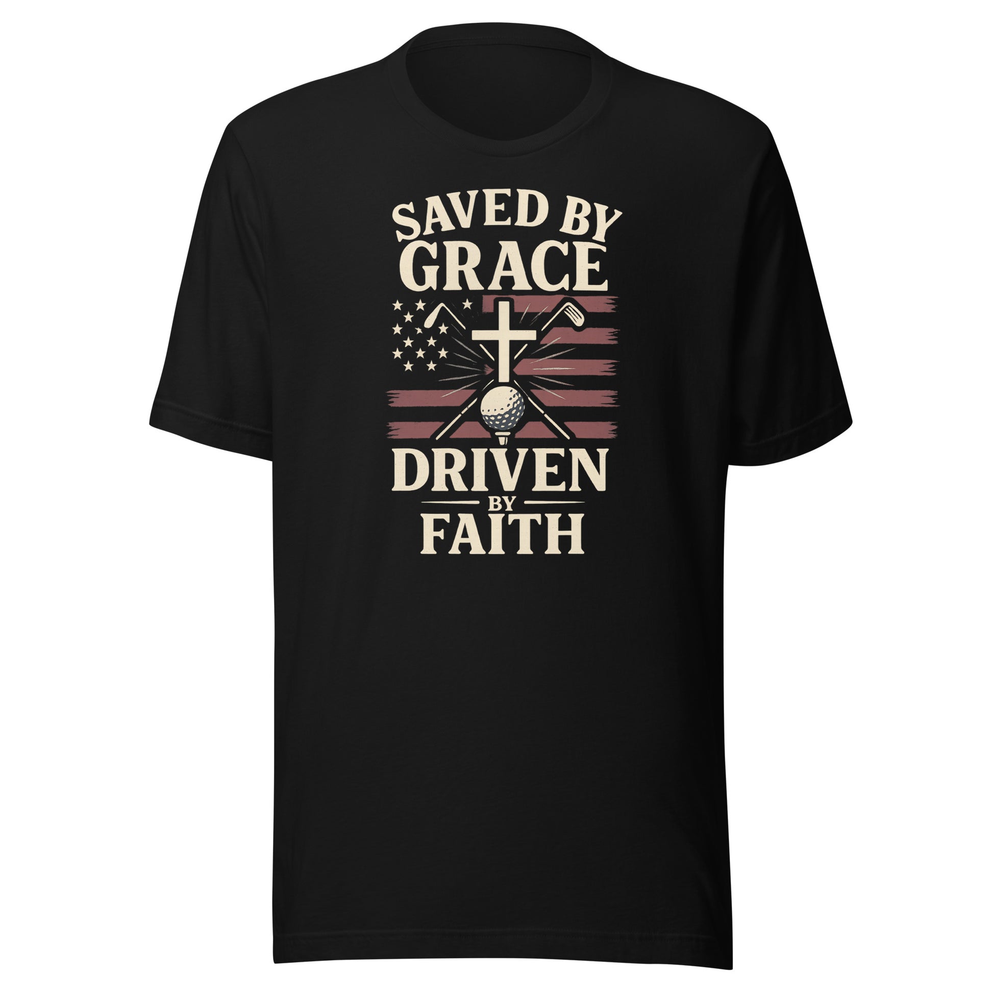 Vintage-style Christian sports tee
