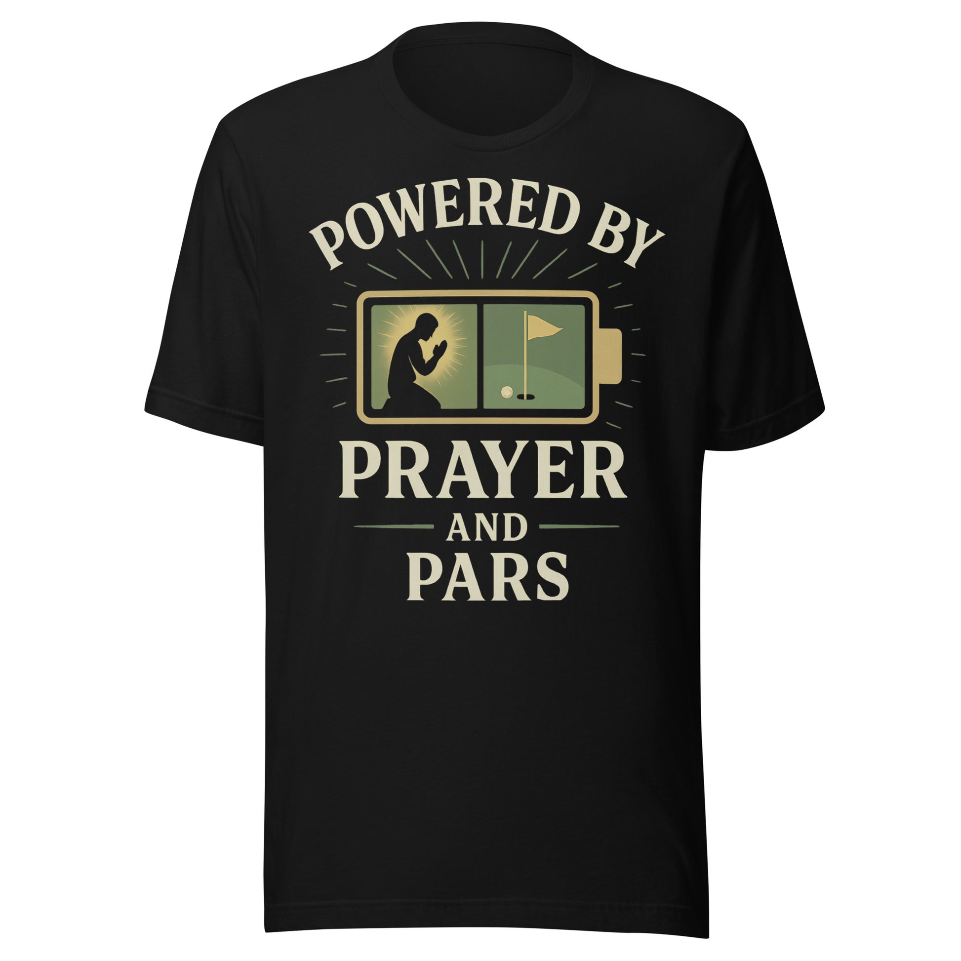 Unique golfer apparel with prayer design