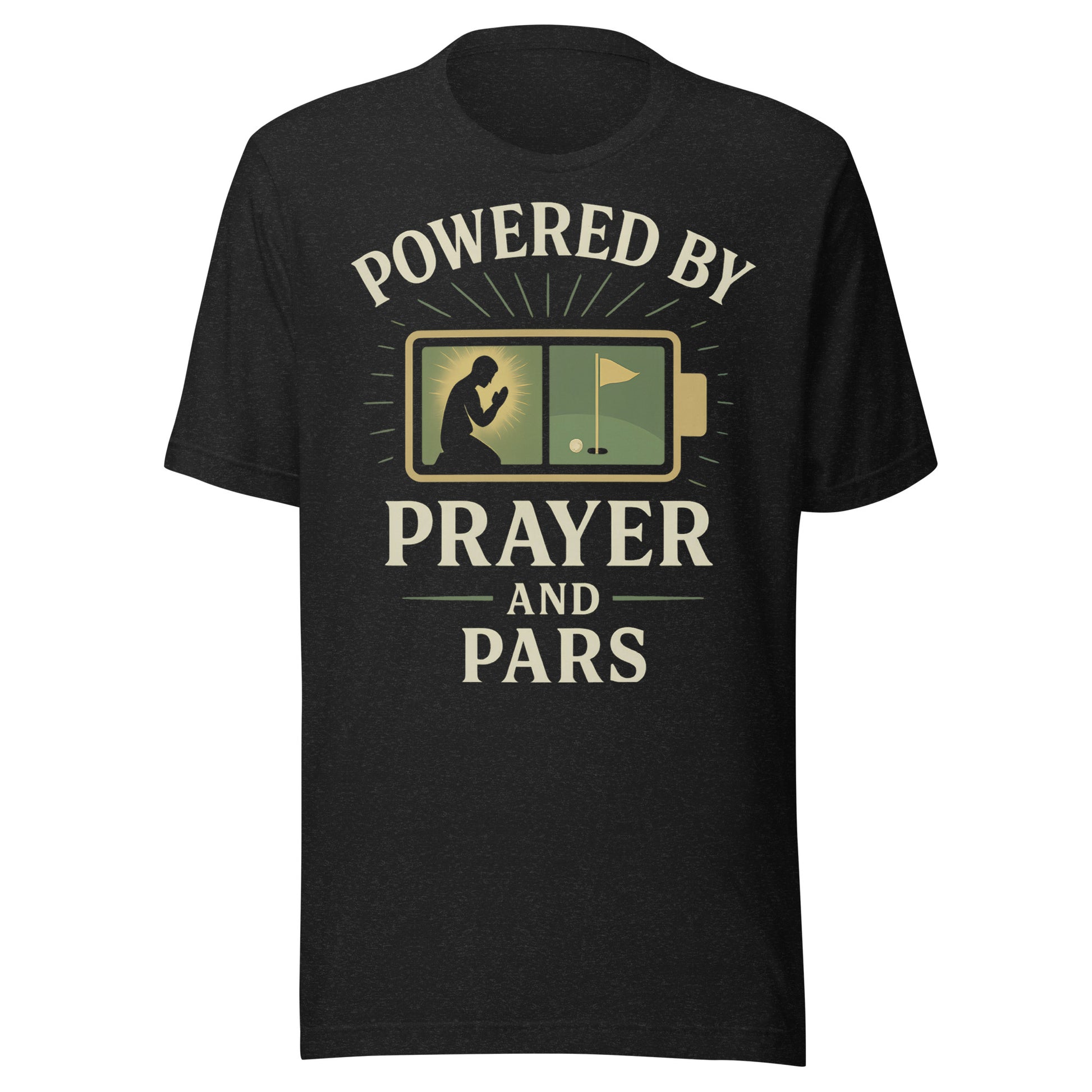 Stylish golf shirt with spiritual message