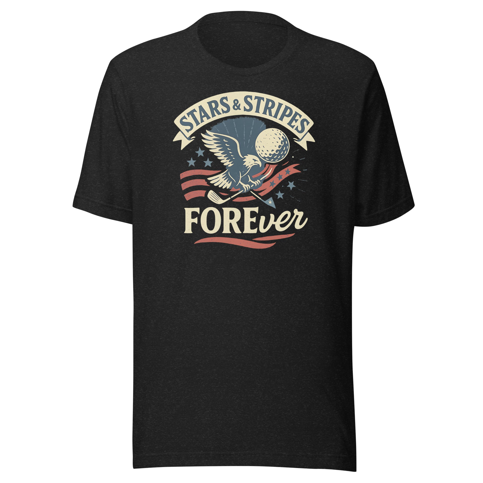 distressed red white blue shirt with bold freedom message