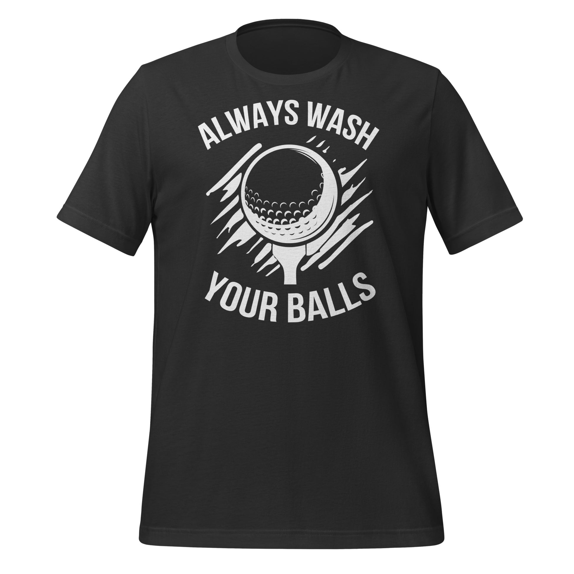 T-shirt with playful golf double meaning