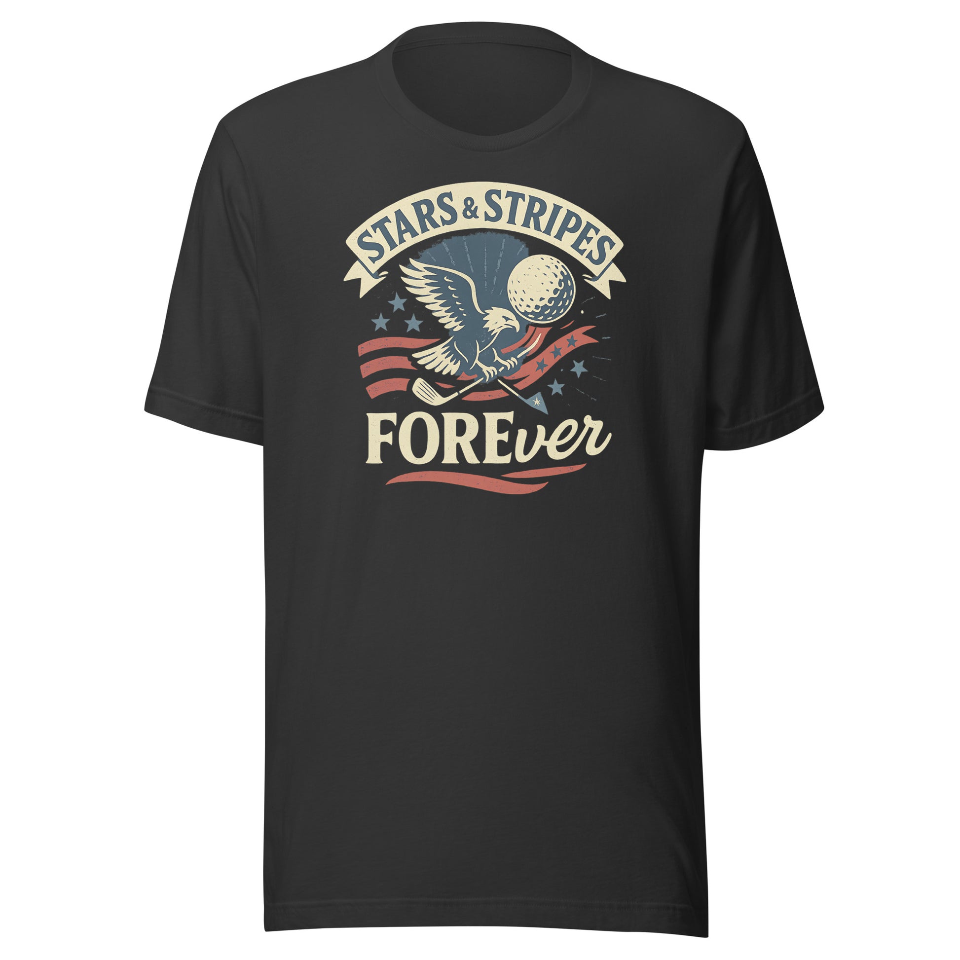 freedom forever t-shirt with eagle and golf symbol
