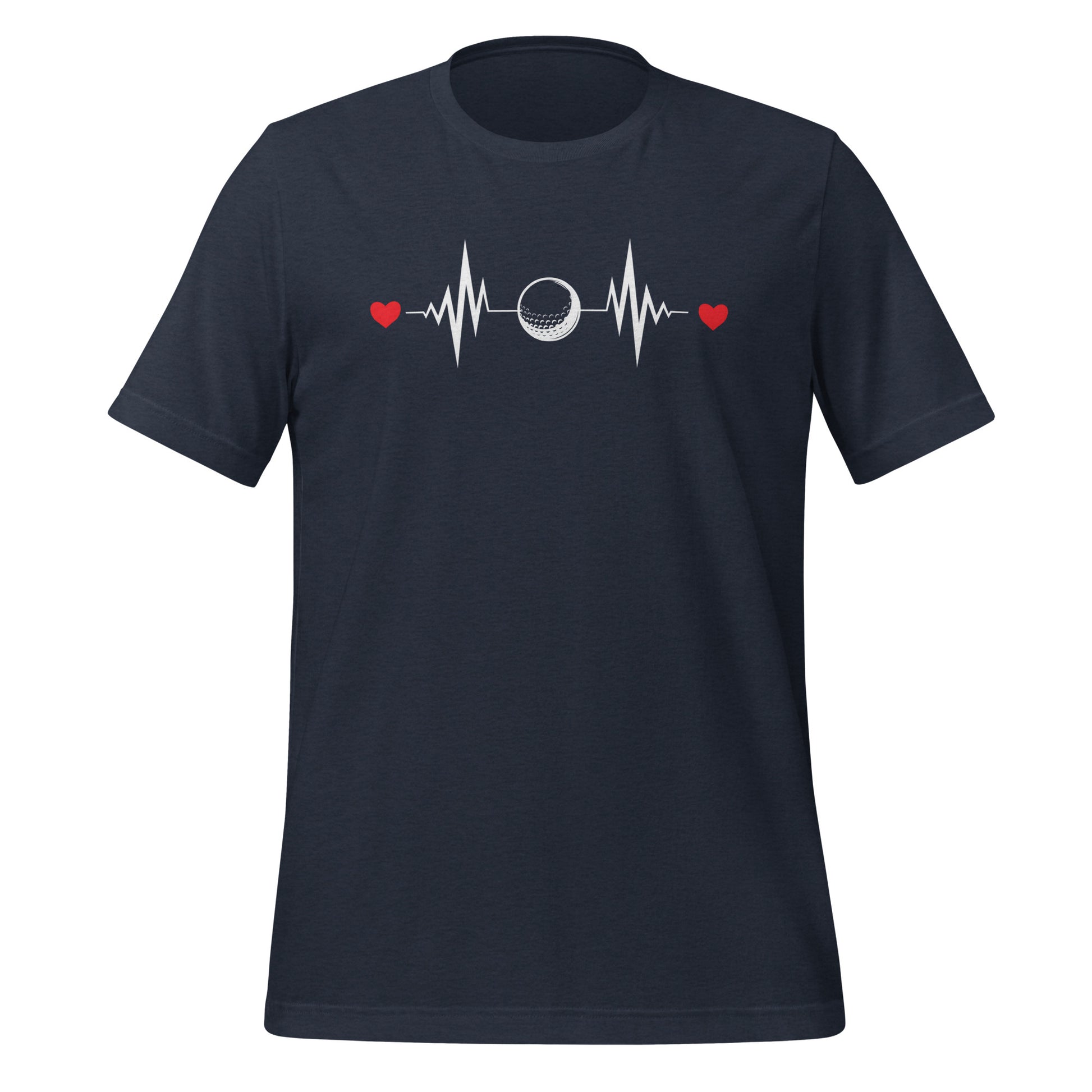 Clean and bold heartbeat graphic shirt