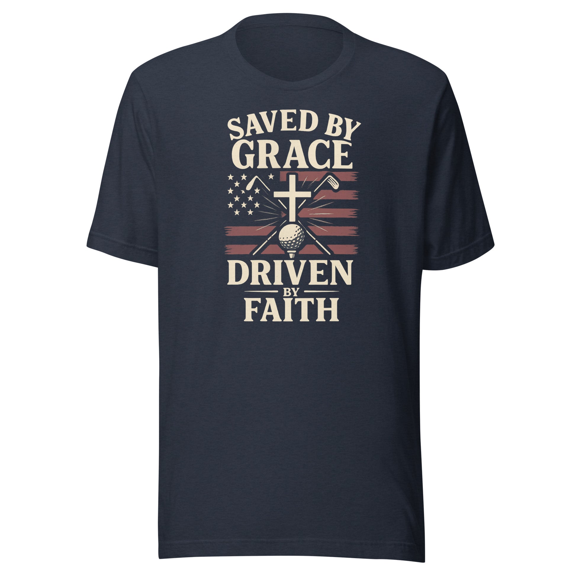 Grace and faith slogan t-shirt