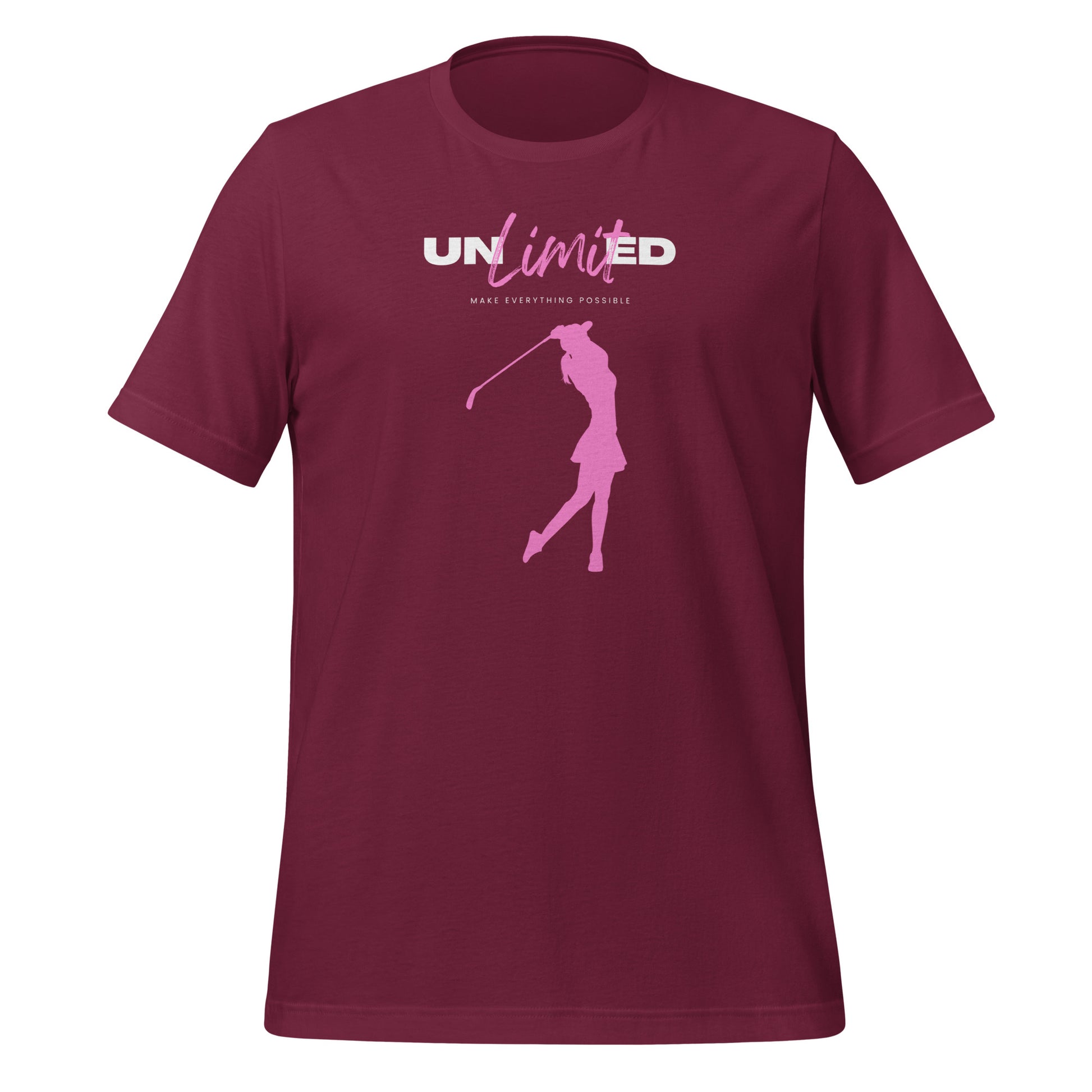 Modern graphic tee for sporty women