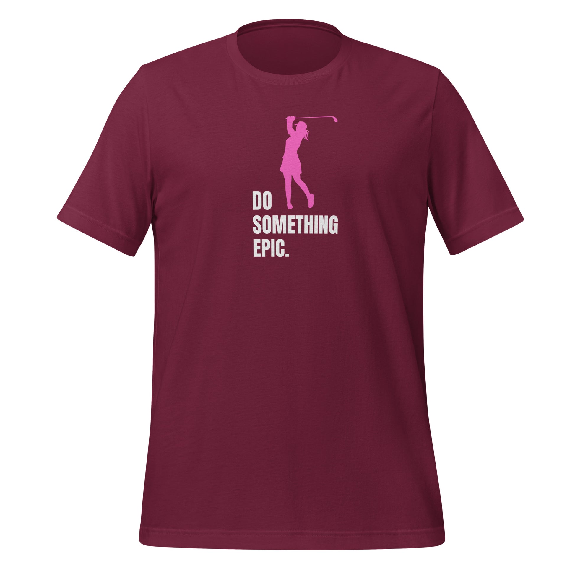 Ladies golf lifestyle slogan shirt
