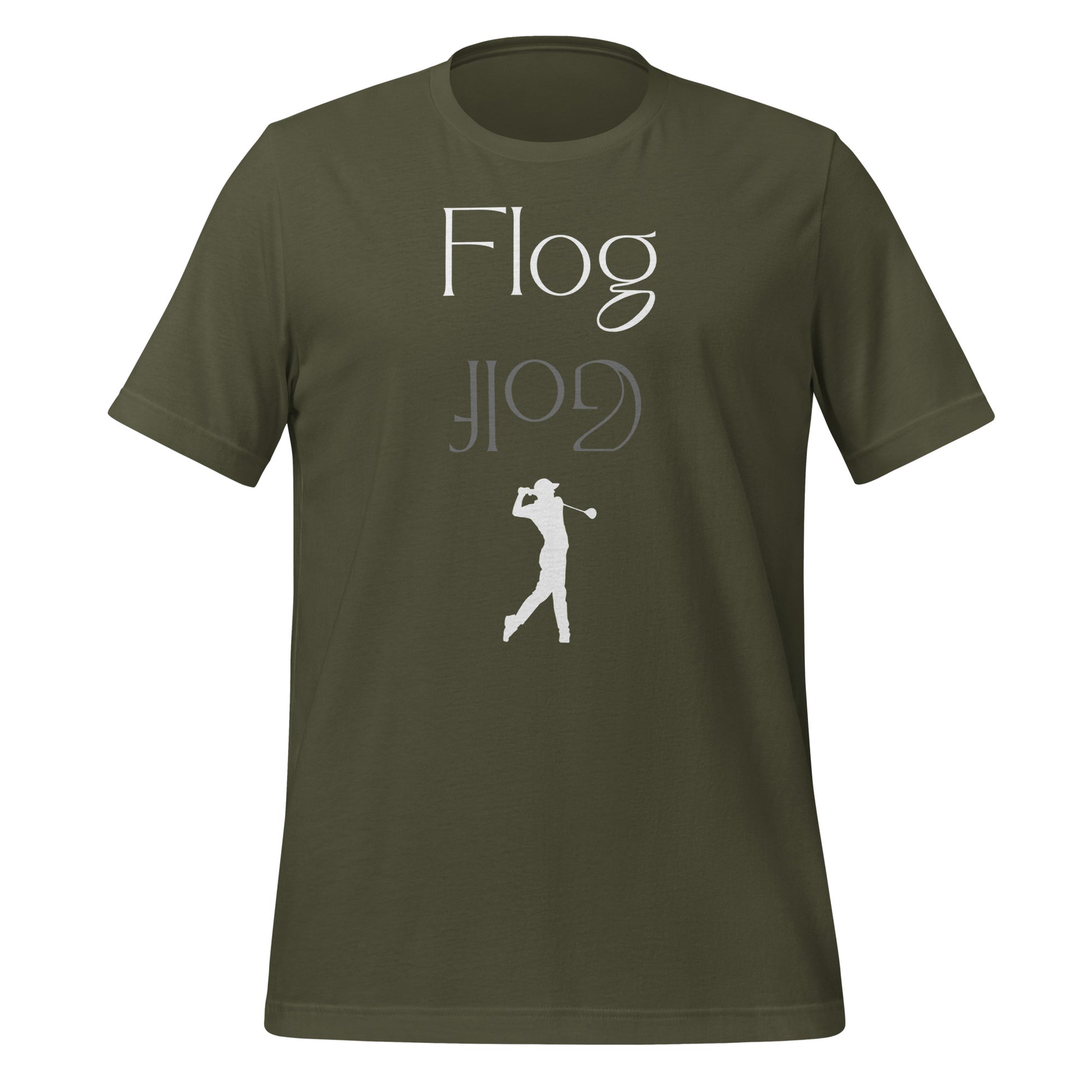 Fashionable graphic tee with golf wordplay