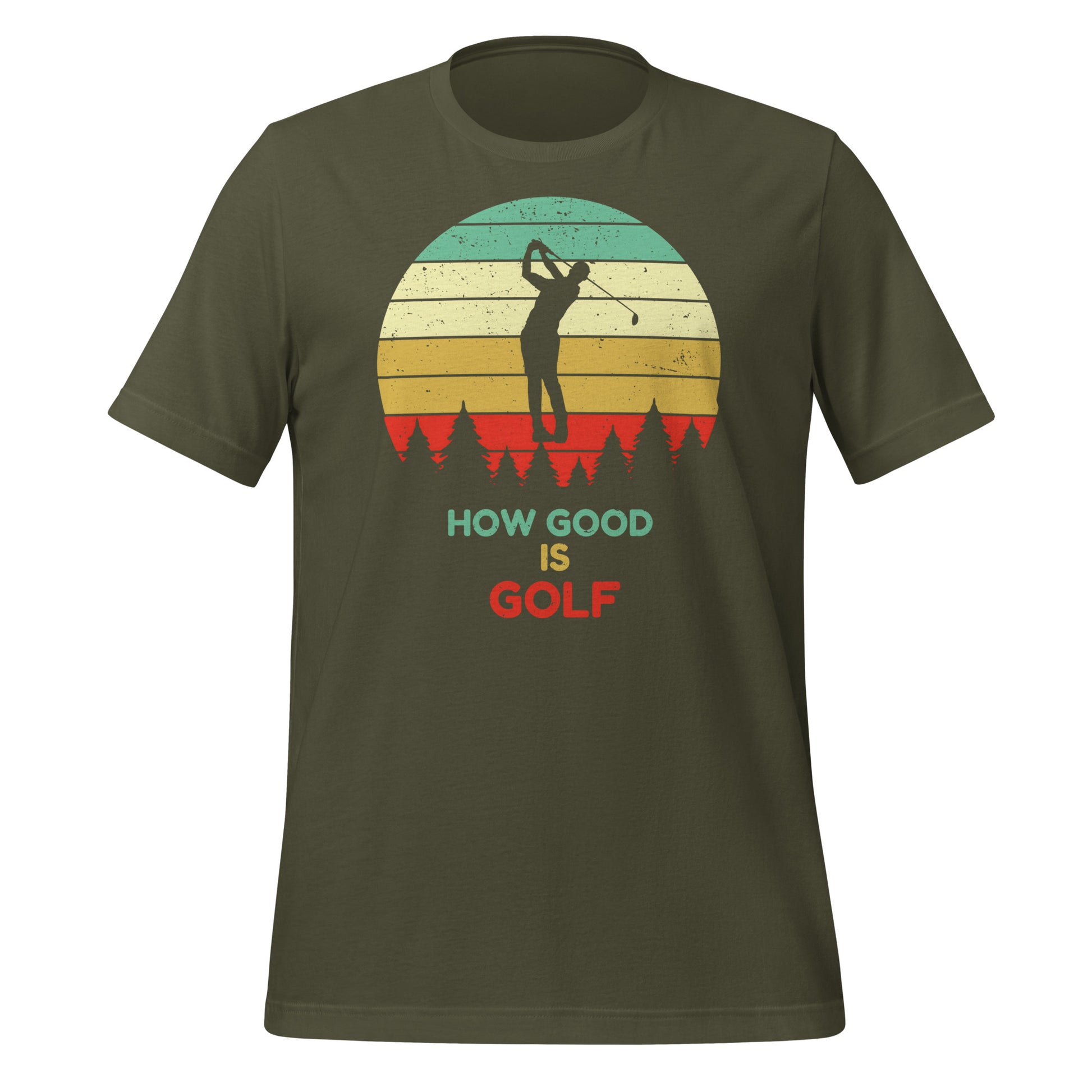 Comfortable cotton golf-themed shirt