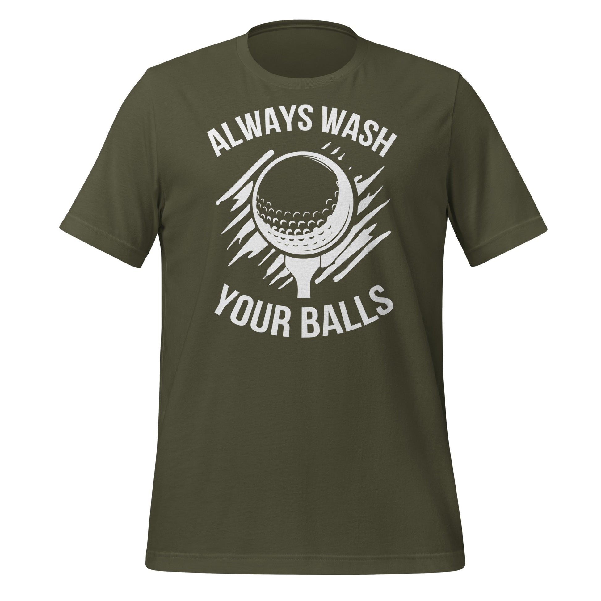 Minimalist funny golf shirt