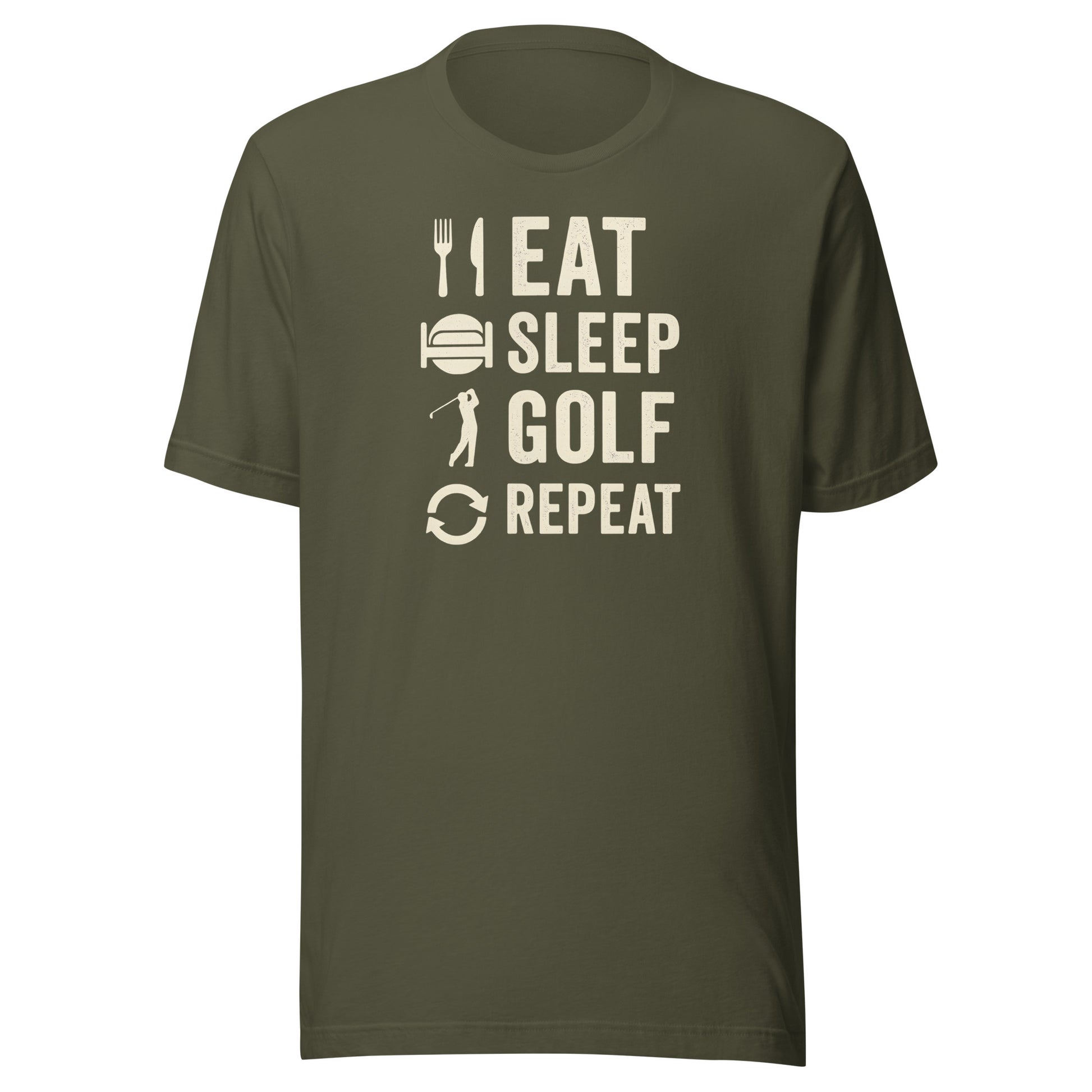 Daily habit slogan shirt for golfers
