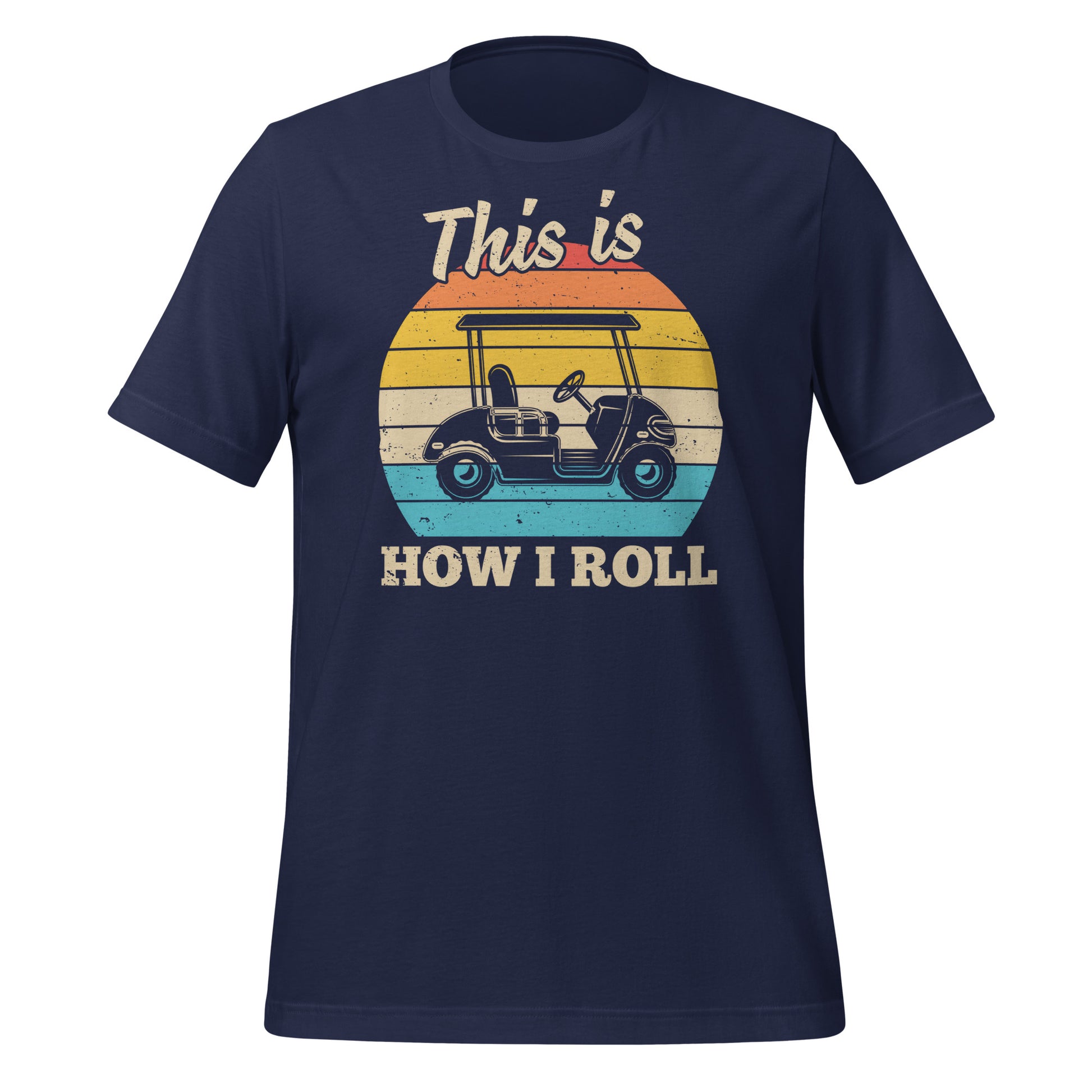 Rolling style golf-themed slogan shirt