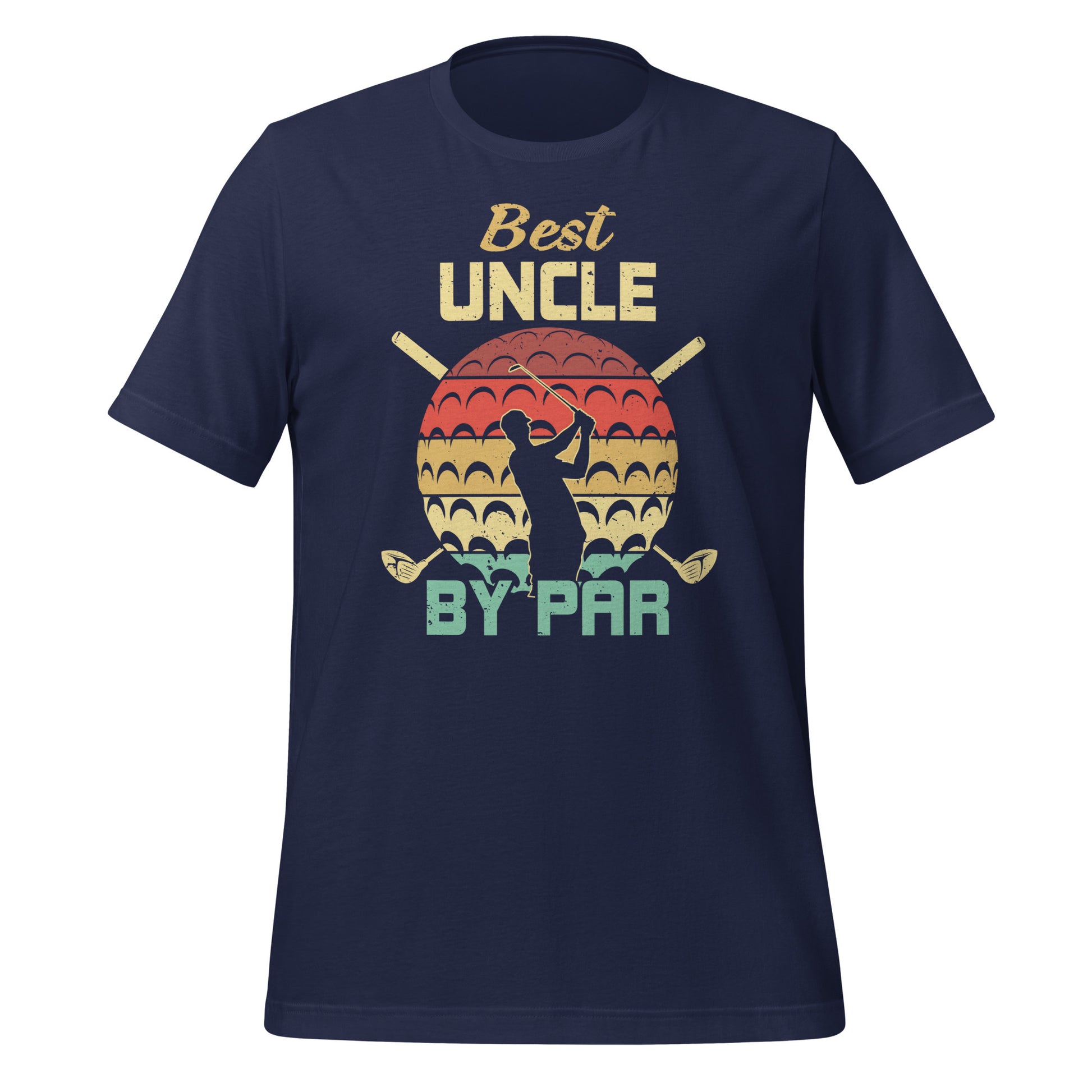 Colorful retro-themed uncle shirt