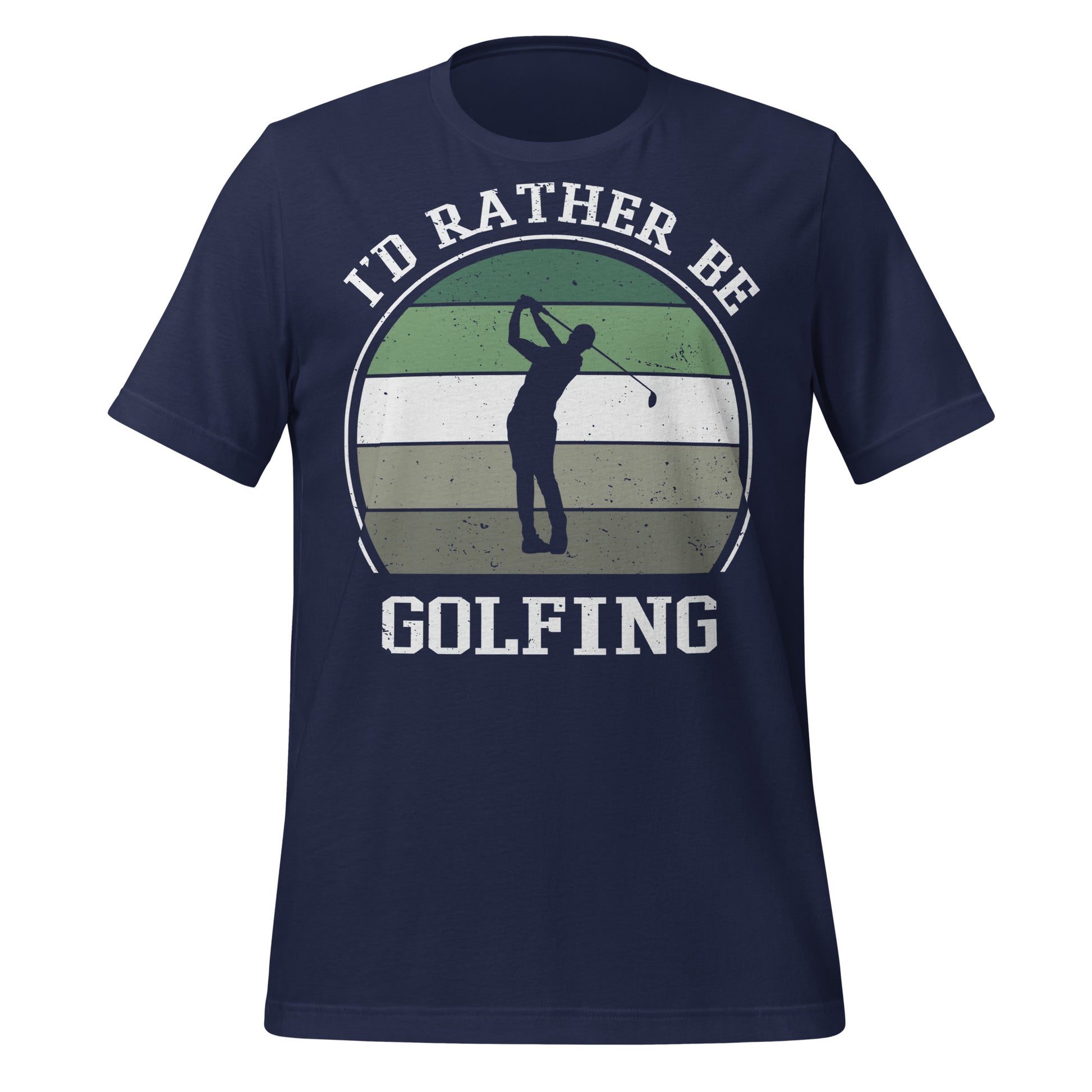 Vintage circle graphic golfing tee