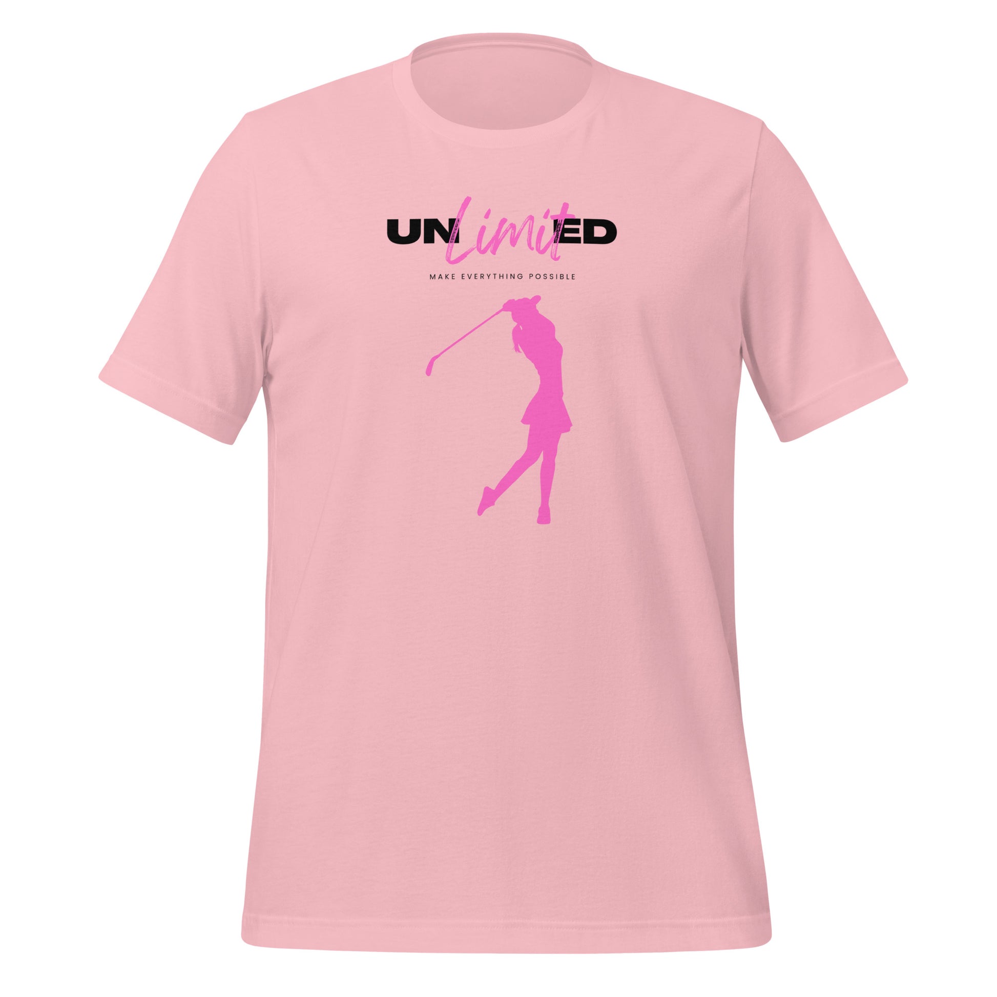 Ladies’ golf apparel with powerful vibe