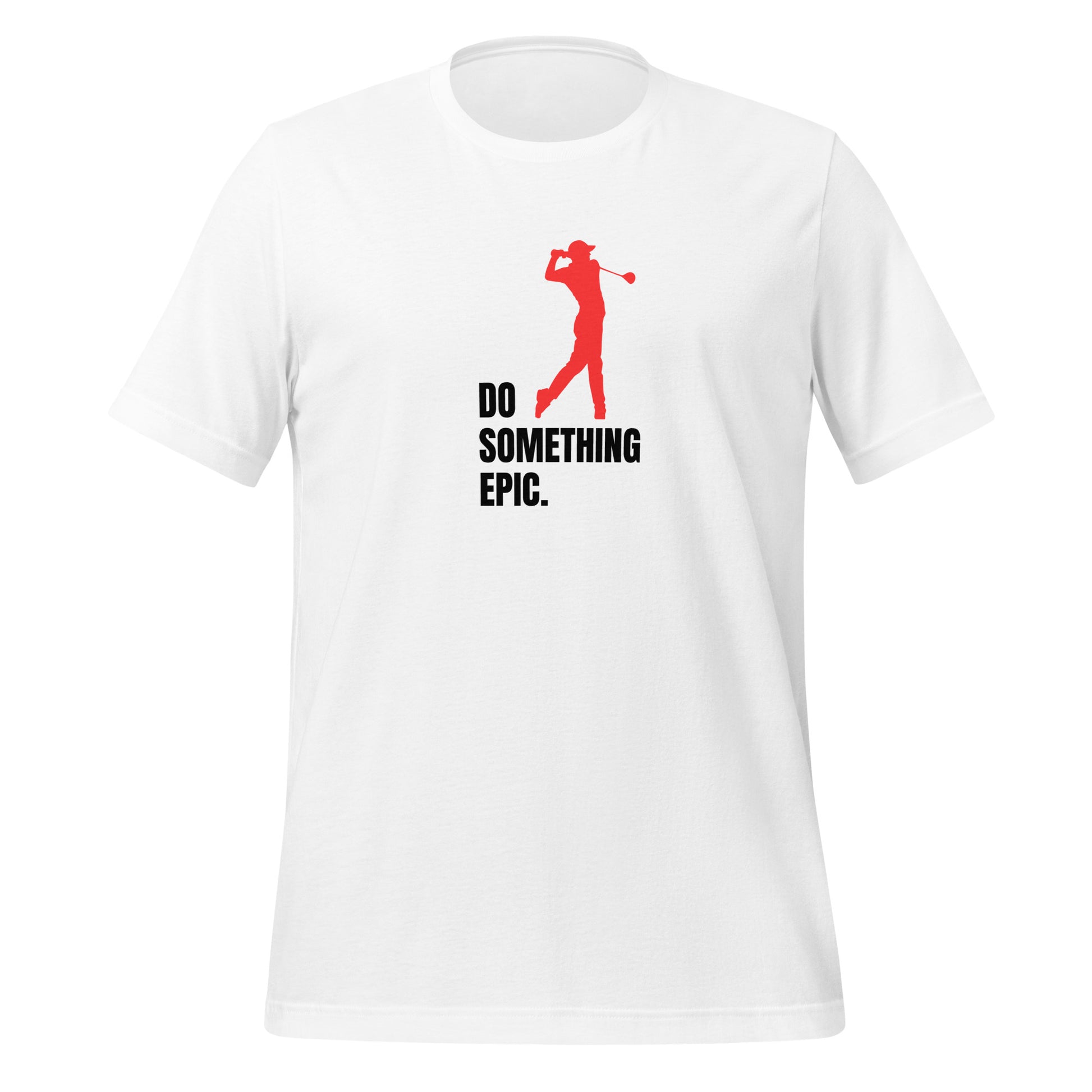 Stylish shirt featuring minimal golf art