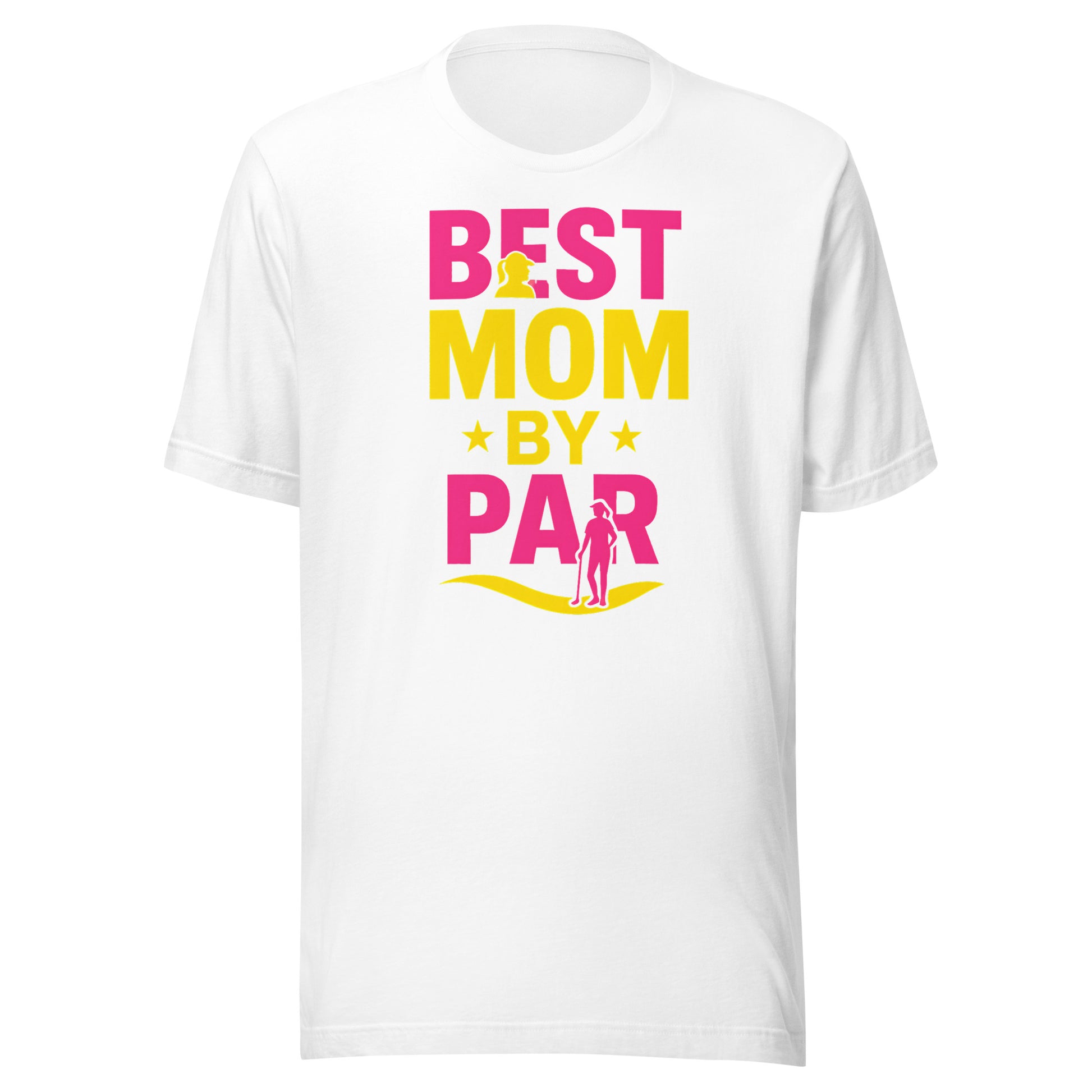 Vibrant lettering on mom themed tee