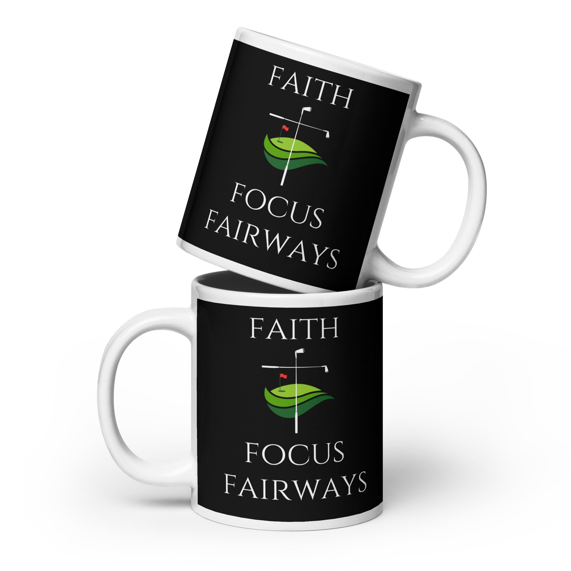 inspirational golfer mug for morning devotionals