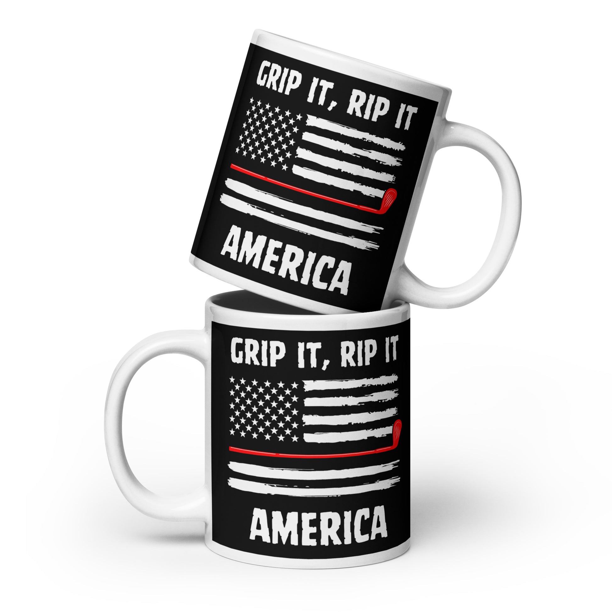20oz oversized mug with powerful grip it rip it theme