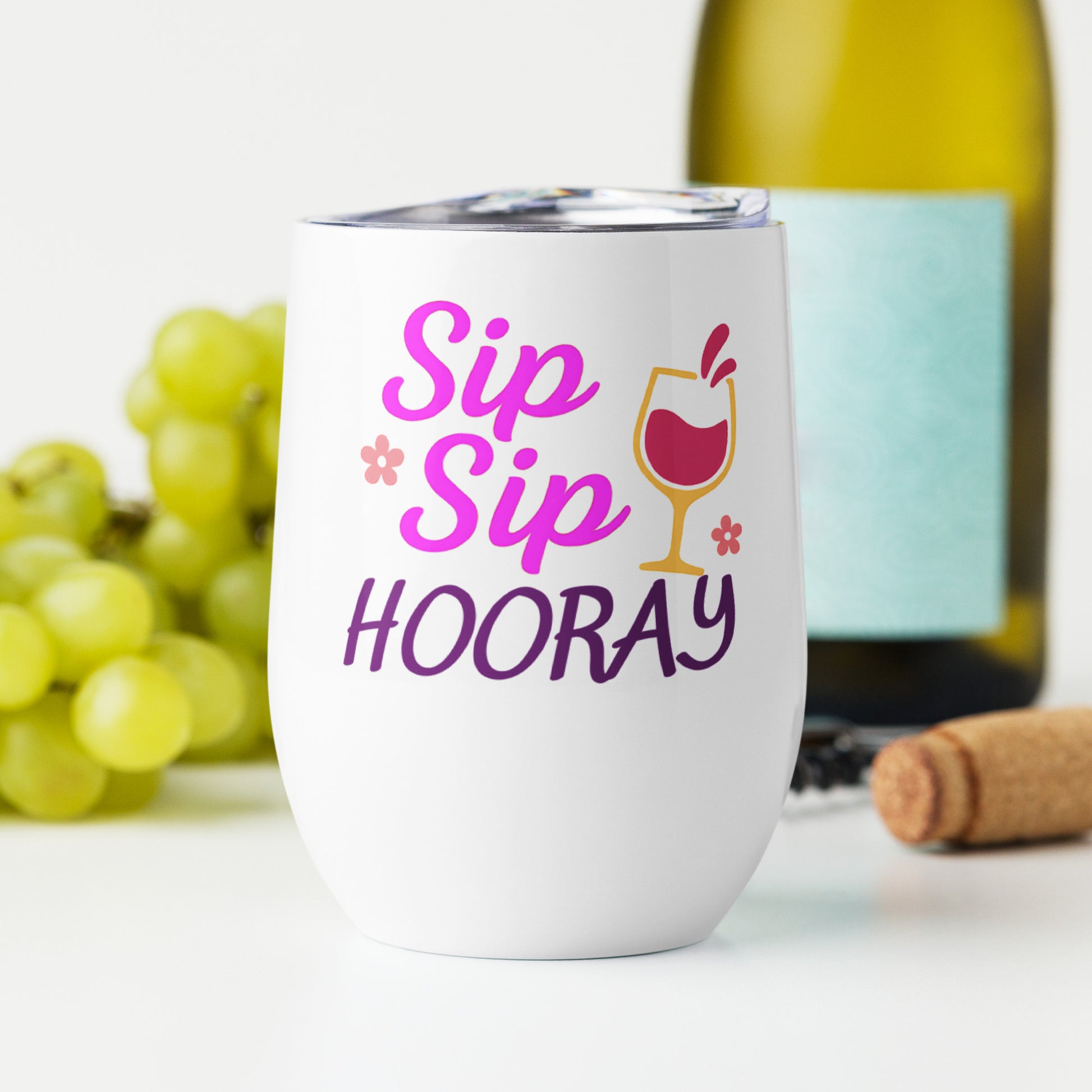 colorful wine tumbler perfect for celebration gifting