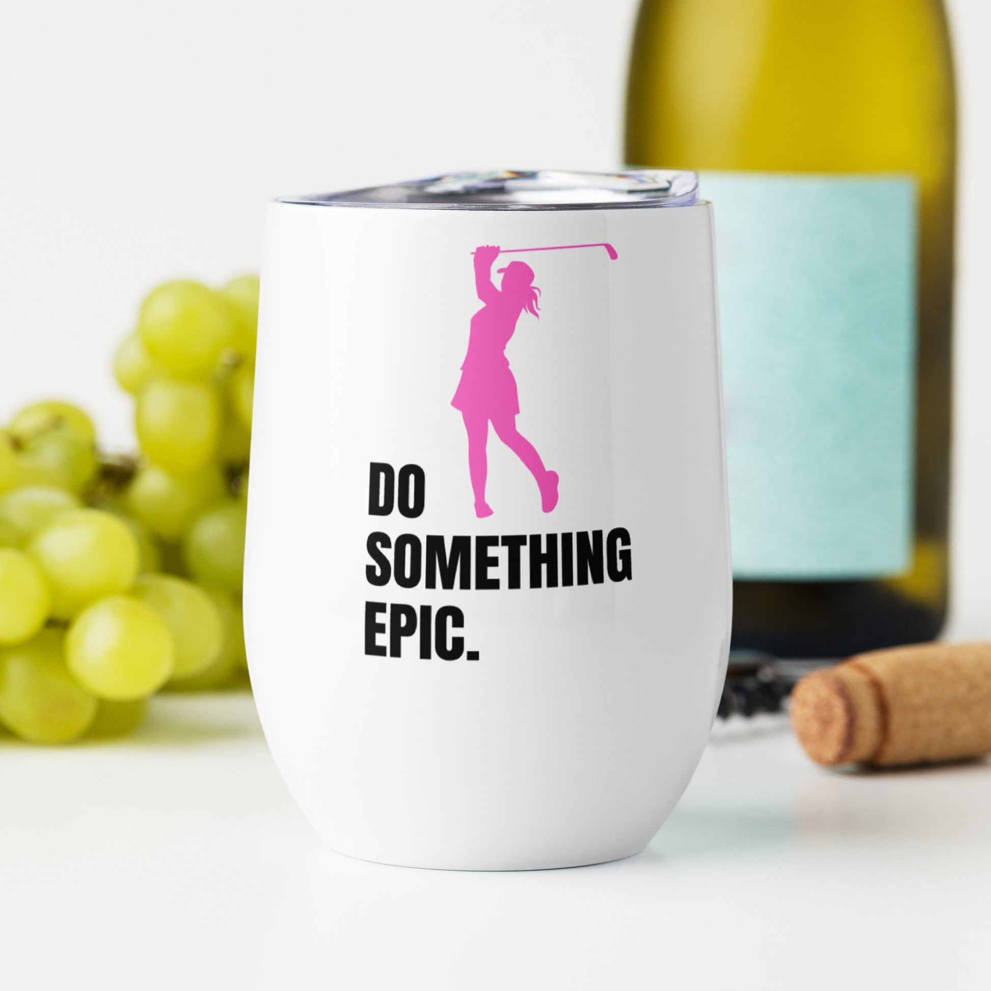 motivational tumbler gift for golf lovers