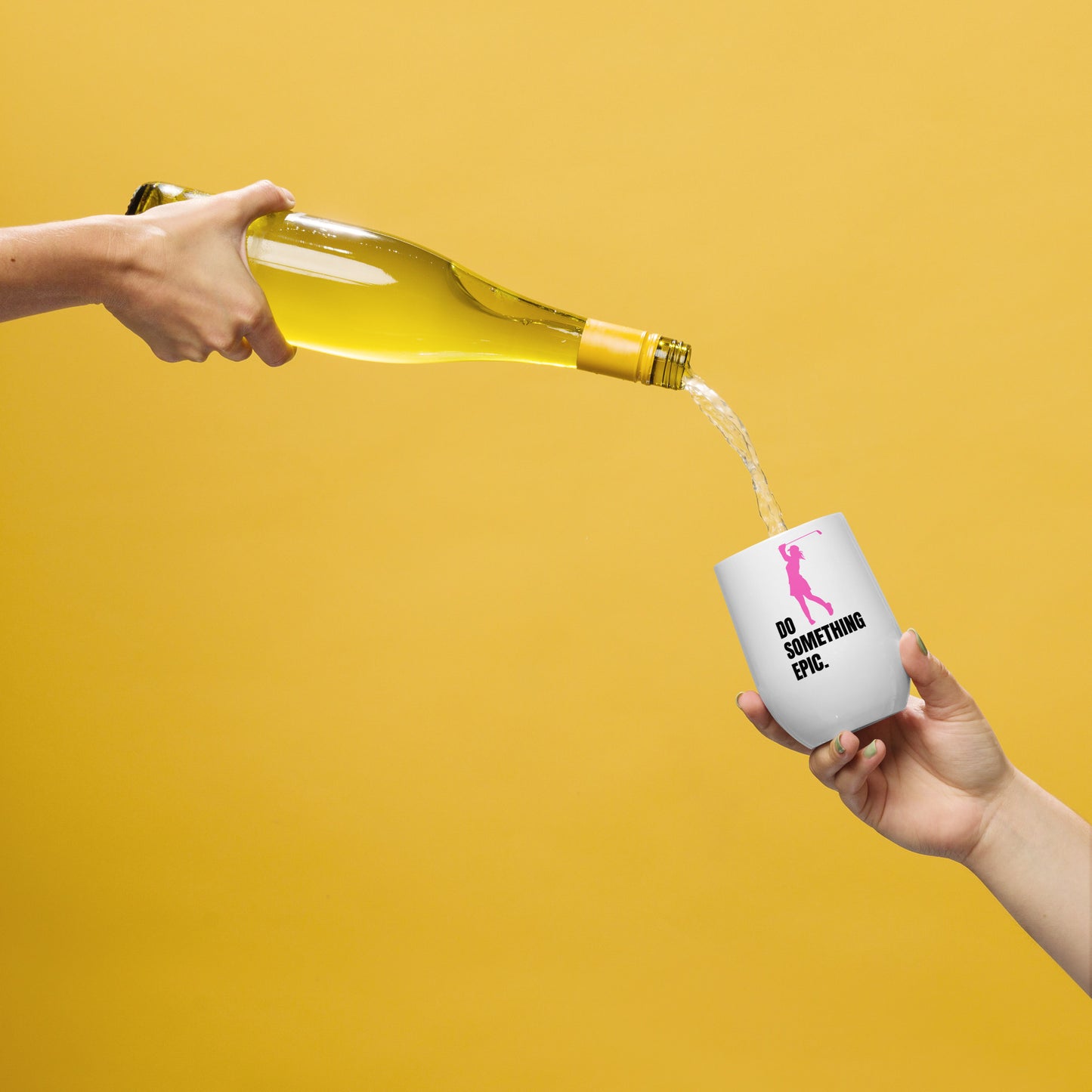 empowering message wine tumbler for women