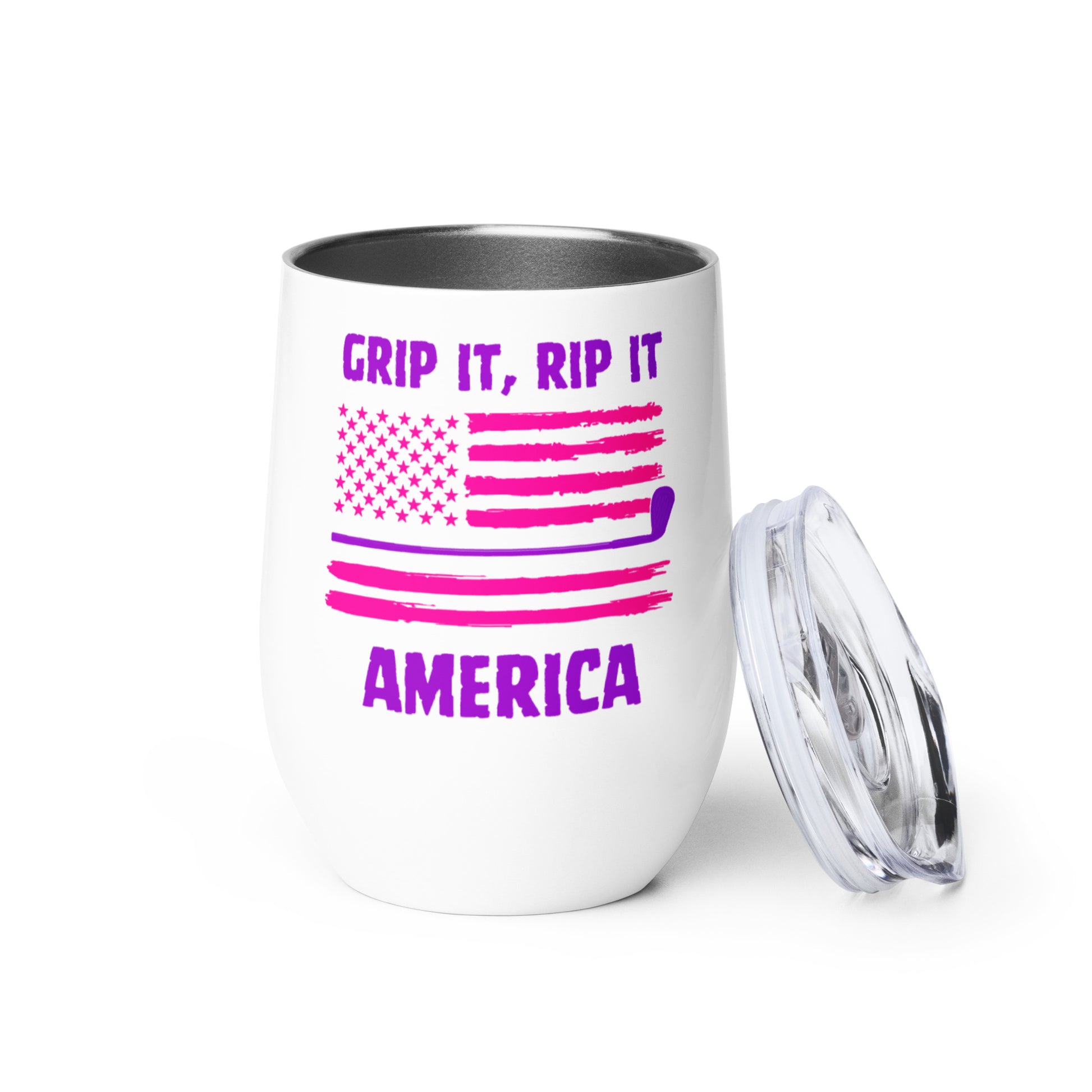 grip it rip it american golf tumbler