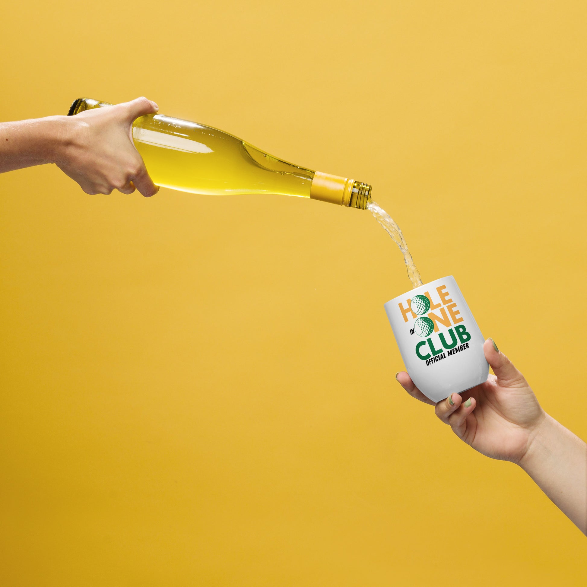 stainless steel wine tumbler for golfers