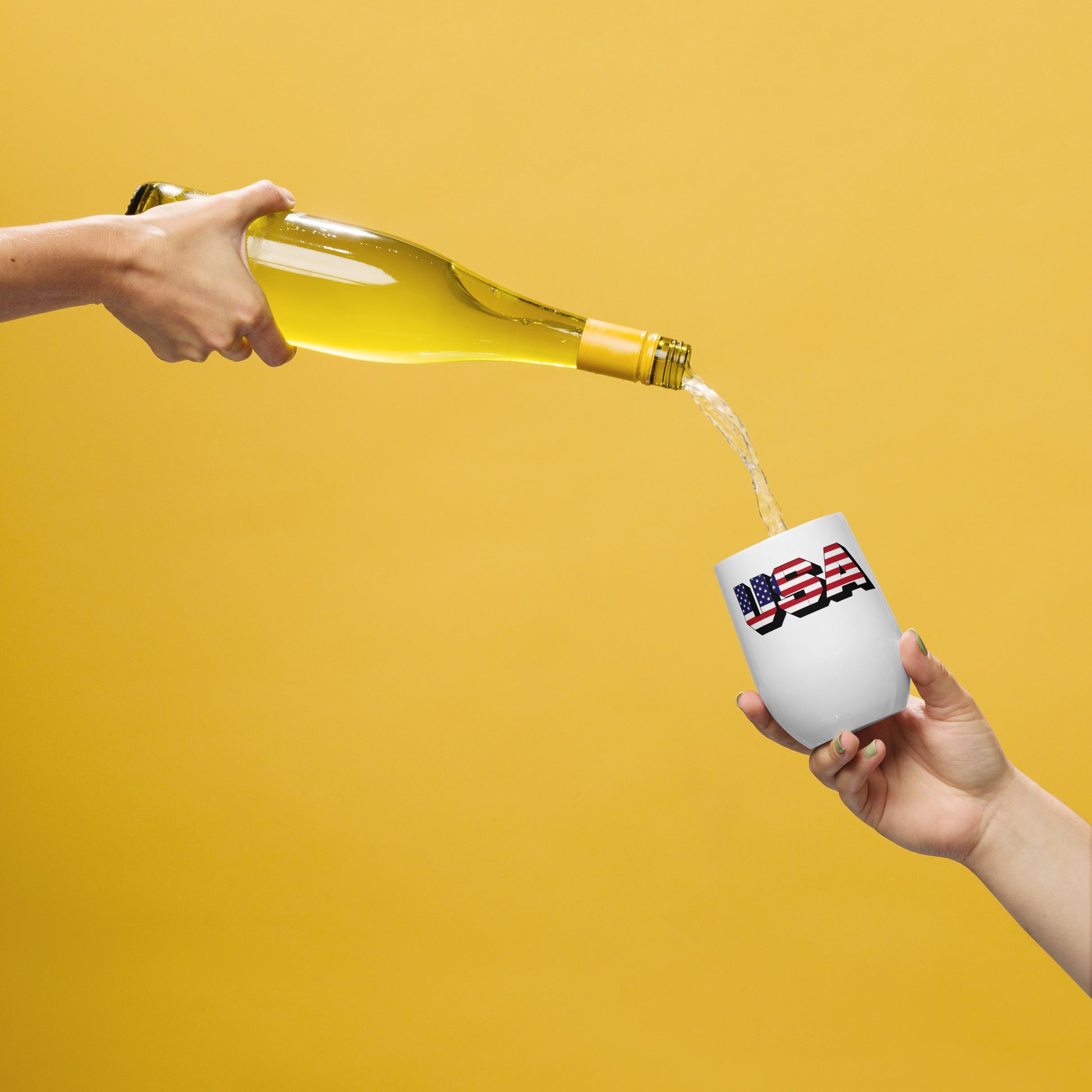 golf-inspired usa wine tumbler patriotic gift