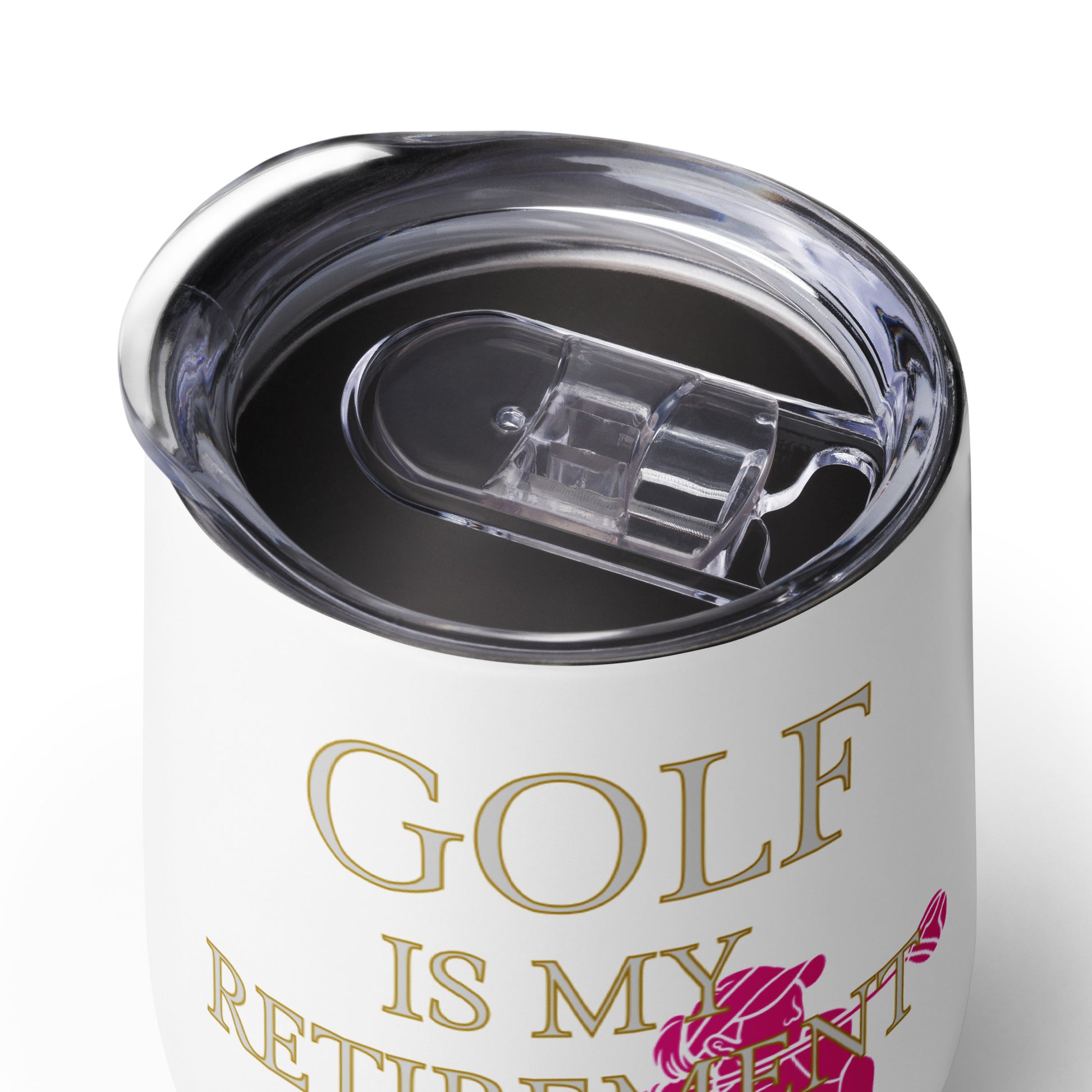 retirement themed wine tumbler