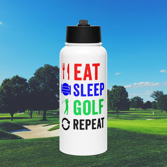 Water Bottle with Straw