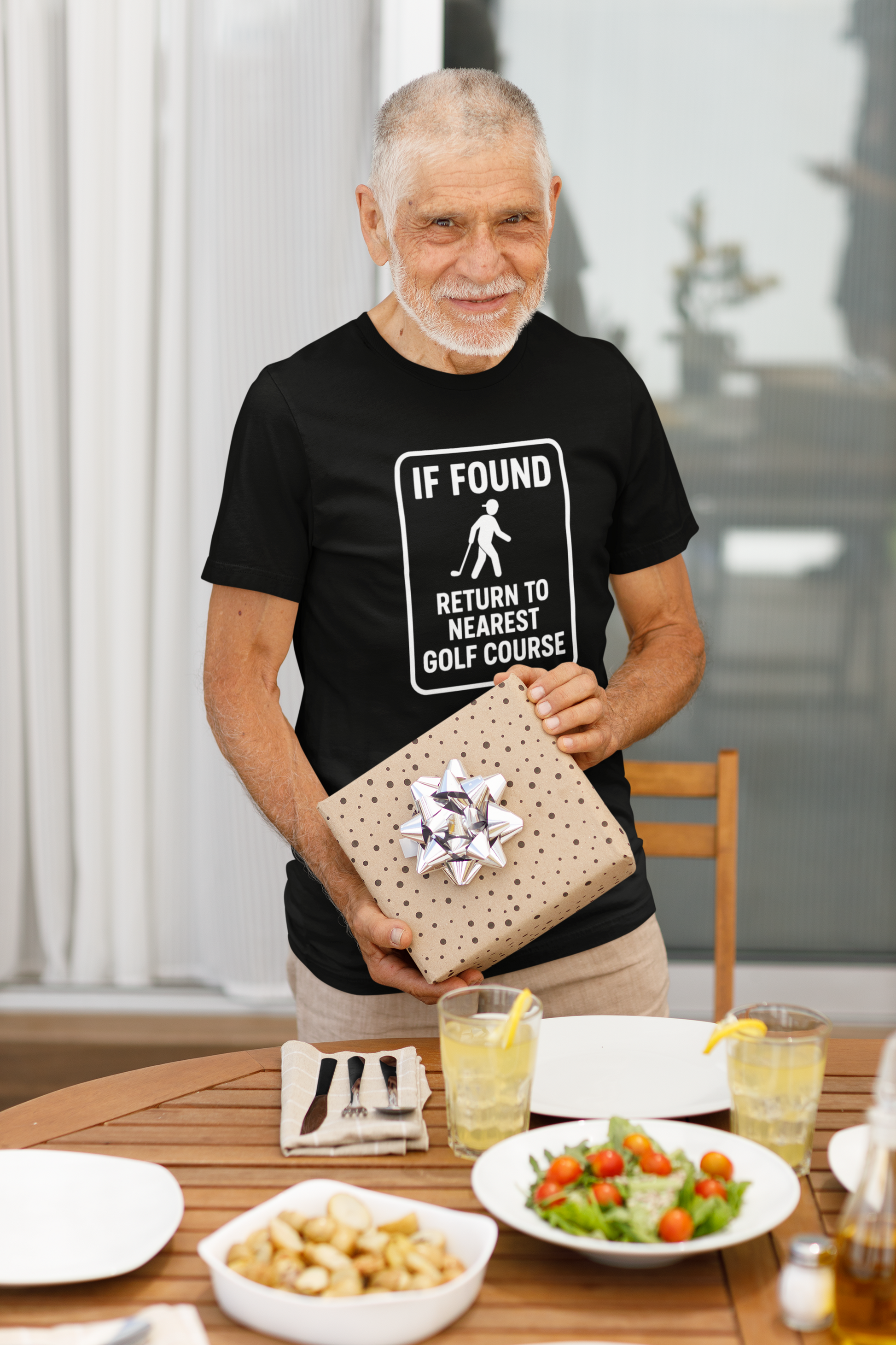 “If Found Return to Nearest Golf Course” T-shirt design