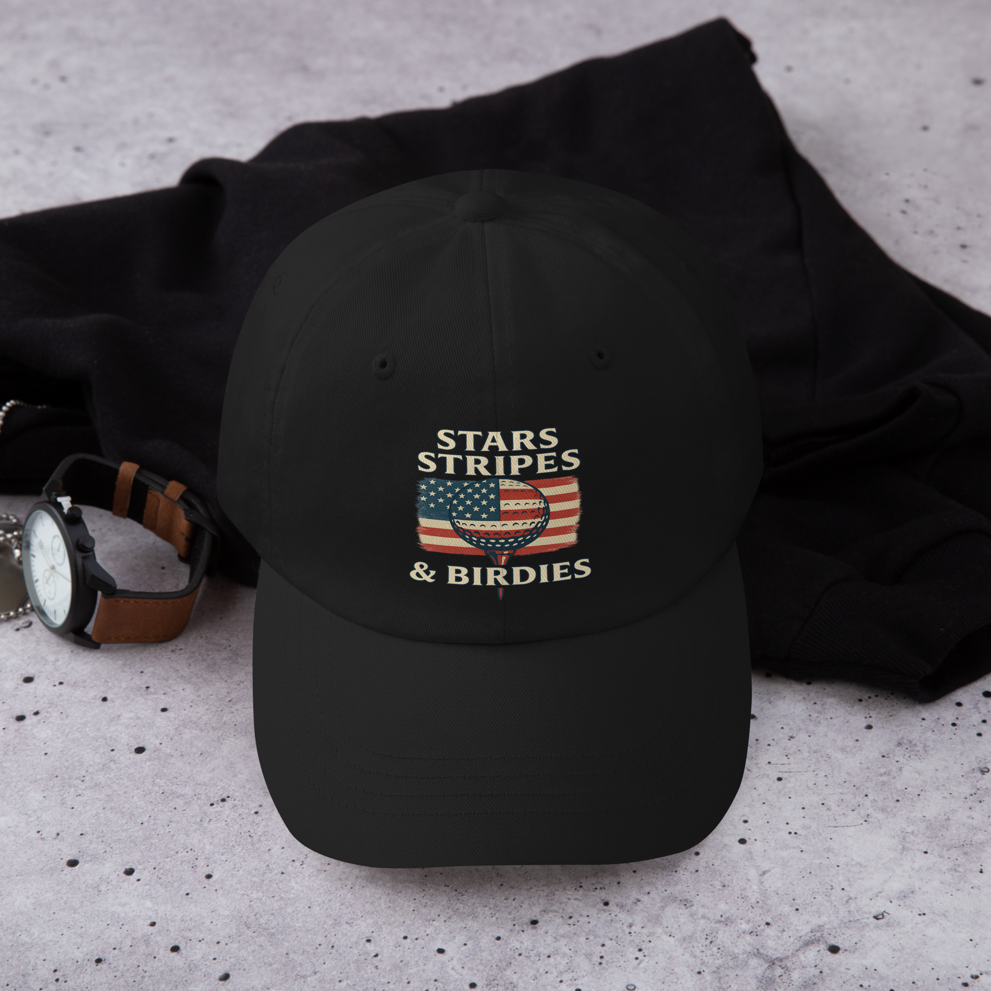 stars and stripes golf hat 