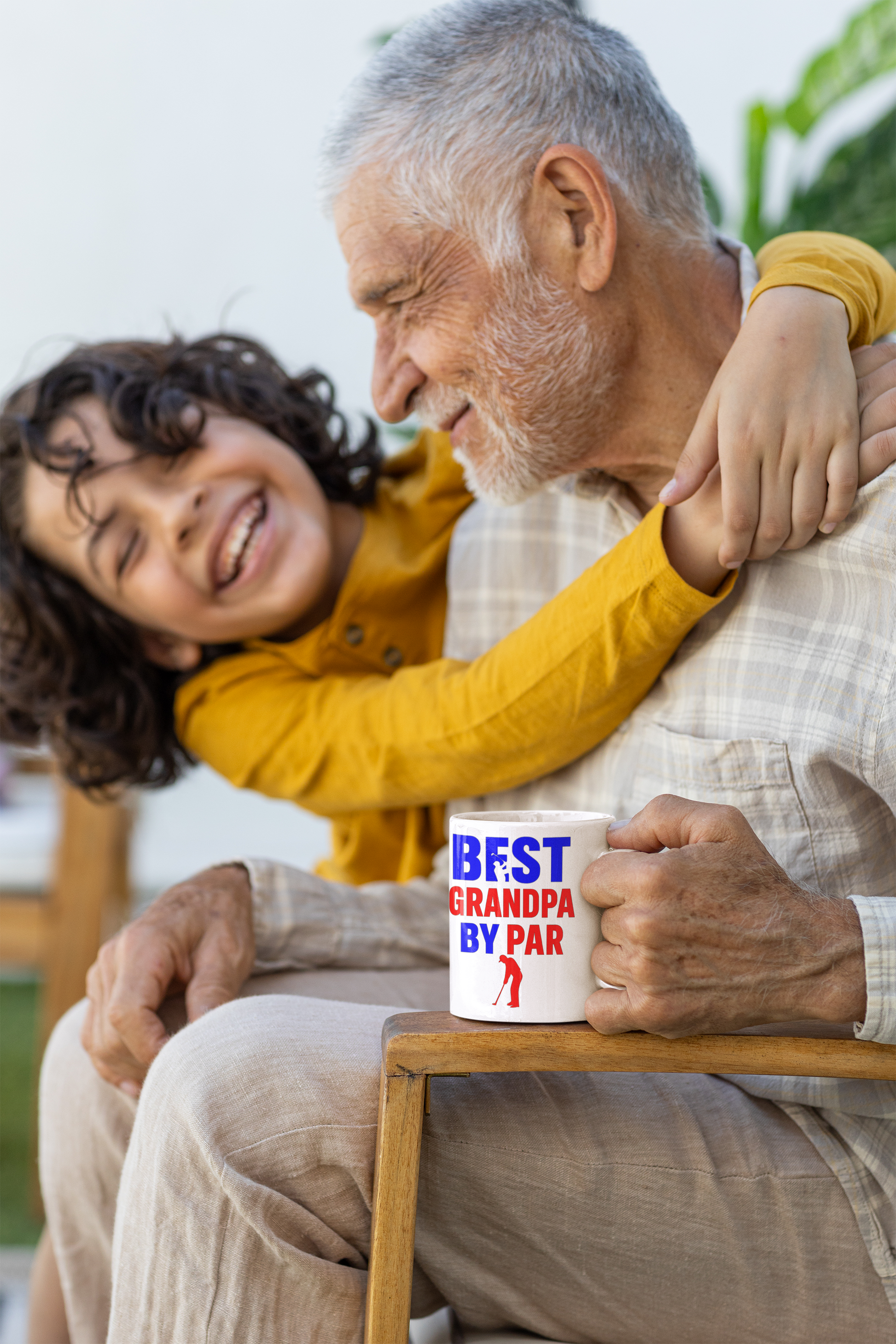 funny golf mug for grandpa gift idea
