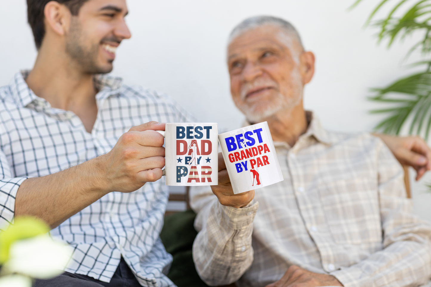patriotic themed mug for grandpa golfers