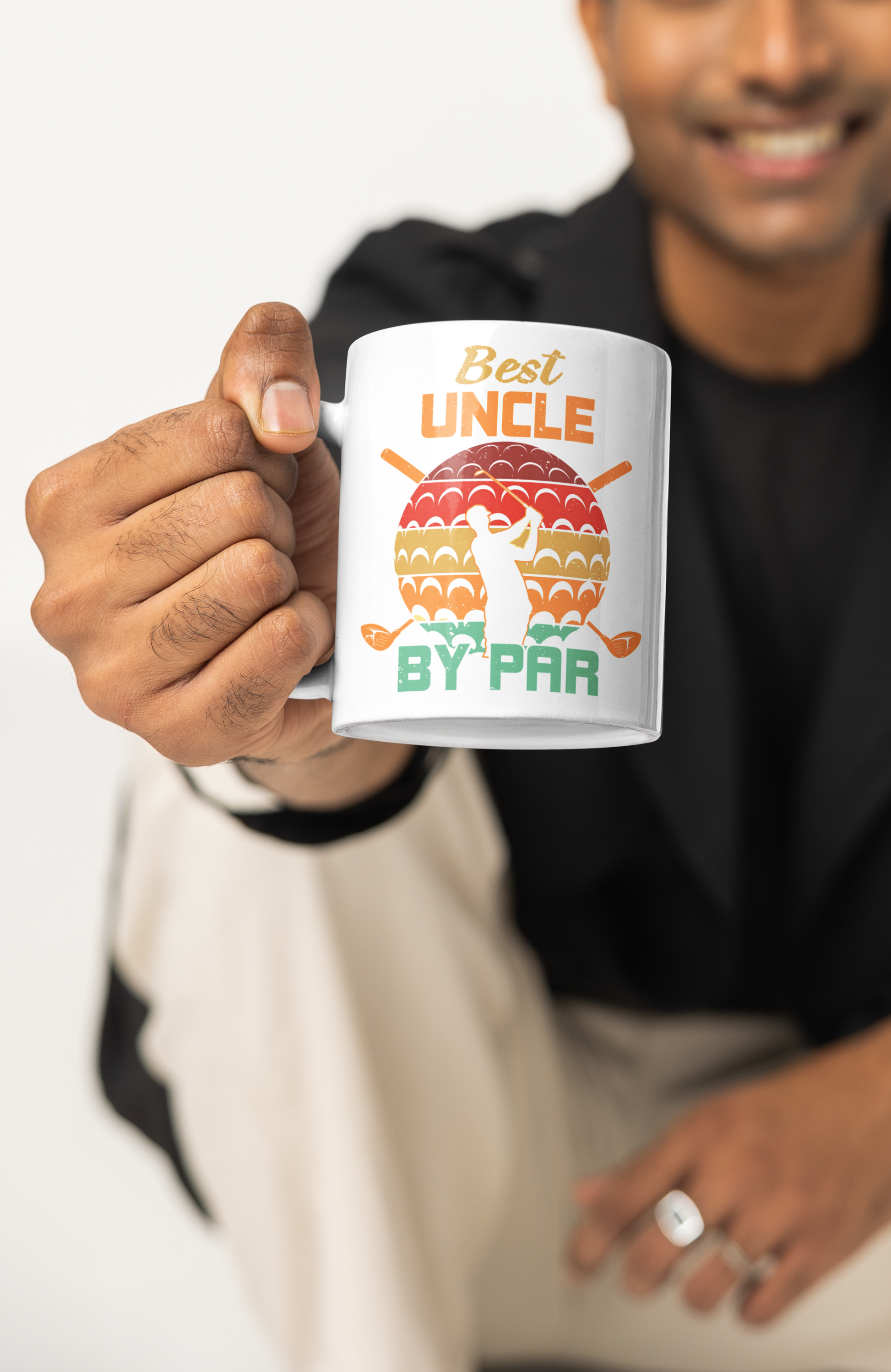 funny best uncle mug for golf lovers