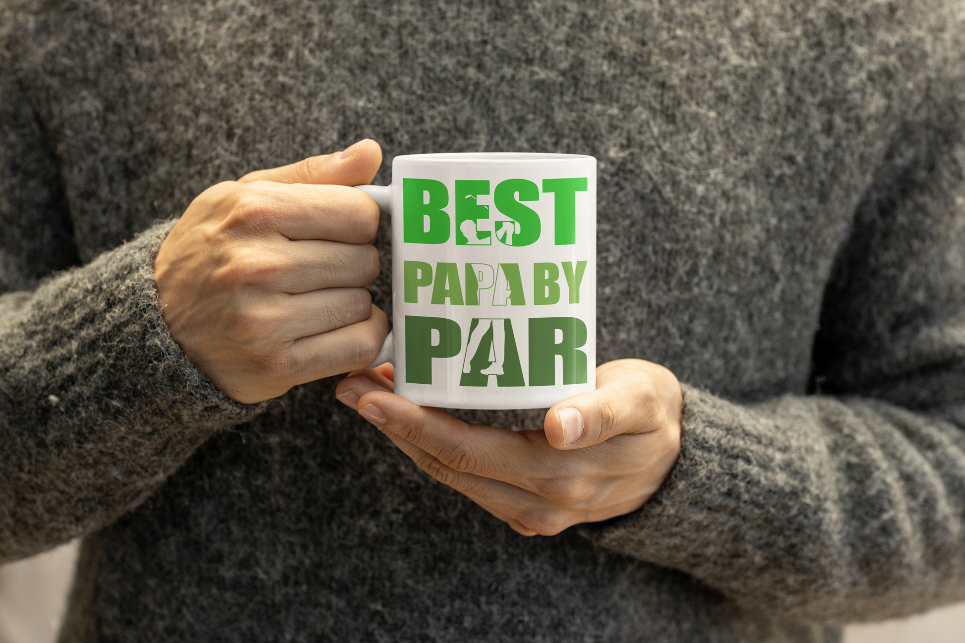 father's day mug gift for golf lovers