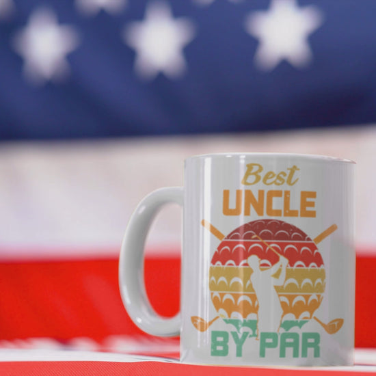 golf silhouette coffee cup for uncle