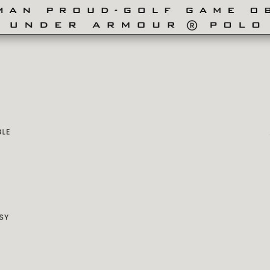 women's Under Armour golf polo with Firewoman Proud Golf Game Obsessed design