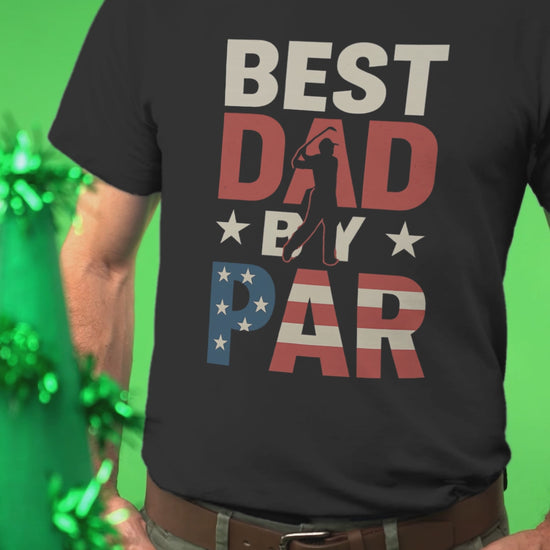 Bold fatherhood themed golf apparel