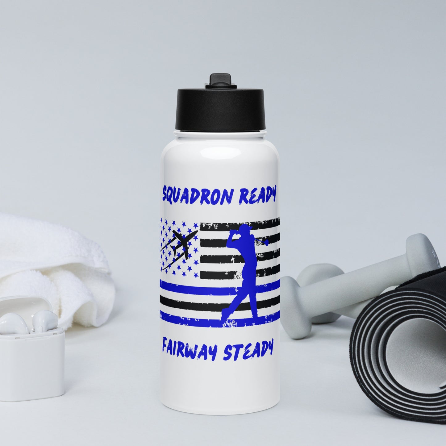 military themed golf bottle for men